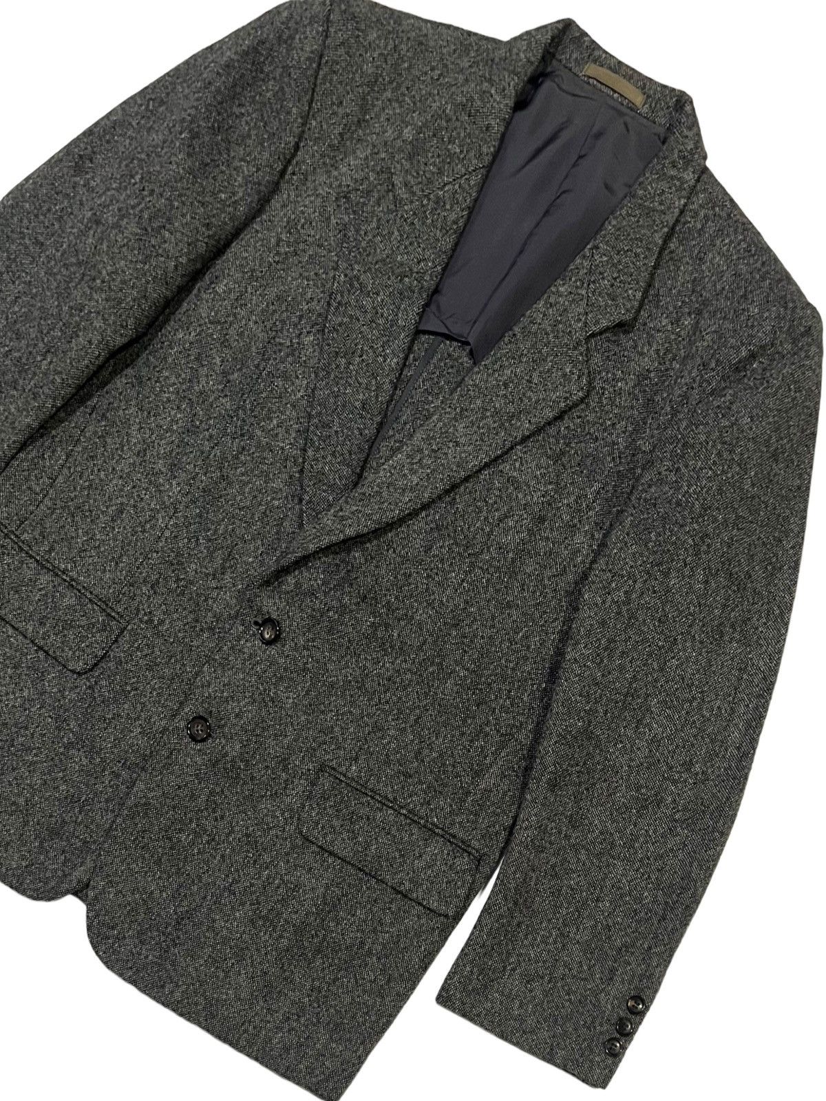 CDG by Comme des Garcons × Comme des Garcons × Comme des Garcons Homme Plus VTG COMME DES GARÇONS HOMME TWEED HAIRY BOILED WOOL COATS Size US M / EU 48-50 / 2 - 8 Thumbnail