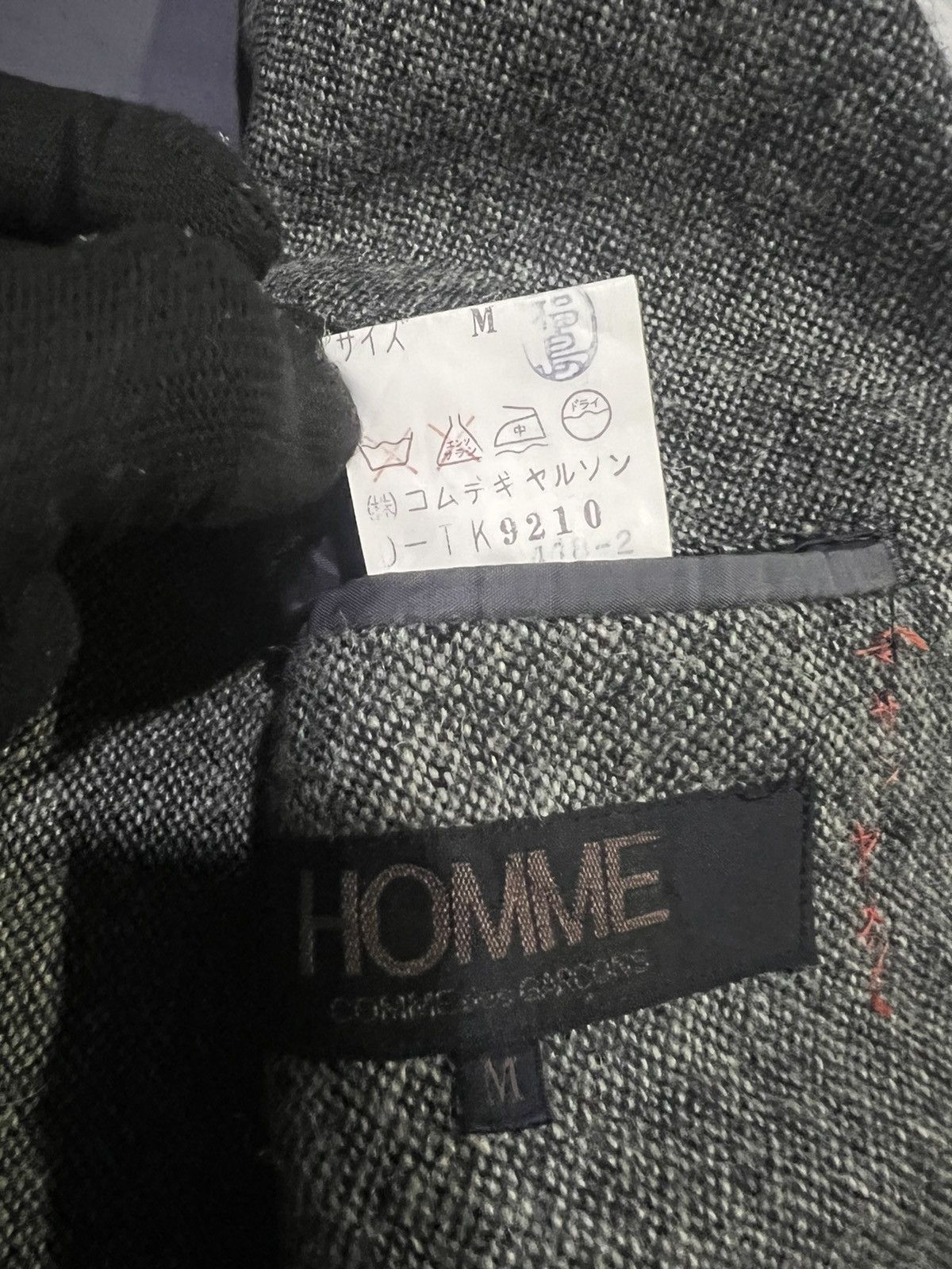 CDG by Comme des Garcons × Comme des Garcons × Comme des Garcons Homme Plus VTG COMME DES GARÇONS HOMME TWEED HAIRY BOILED WOOL COATS Size US M / EU 48-50 / 2 - 18 Thumbnail