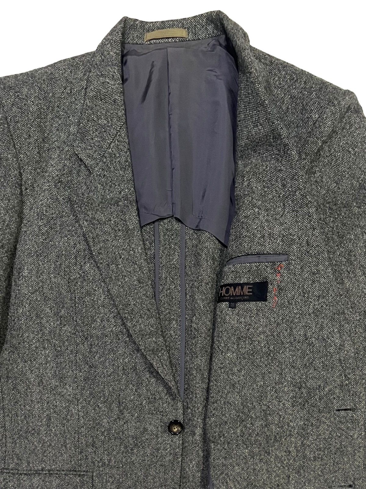 CDG by Comme des Garcons × Comme des Garcons × Comme des Garcons Homme Plus VTG COMME DES GARÇONS HOMME TWEED HAIRY BOILED WOOL COATS Size US M / EU 48-50 / 2 - 5 Thumbnail