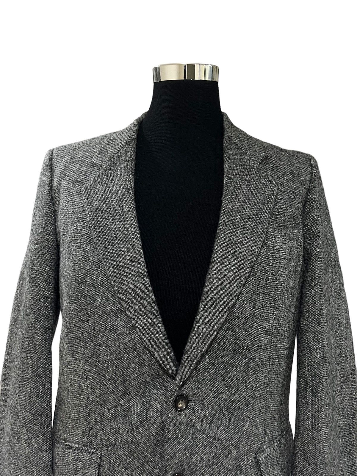 CDG by Comme des Garcons × Comme des Garcons × Comme des Garcons Homme Plus VTG COMME DES GARÇONS HOMME TWEED HAIRY BOILED WOOL COATS Size US M / EU 48-50 / 2 - 2 Thumbnail