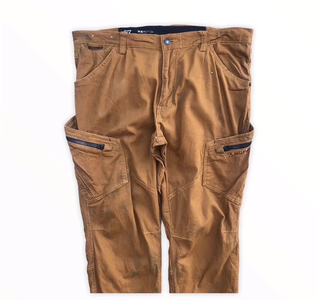 Japanese Brand Japanese Brand Ts Design Multipocket Utility Cargo Pant Size US 35 - 2 Thumbnail