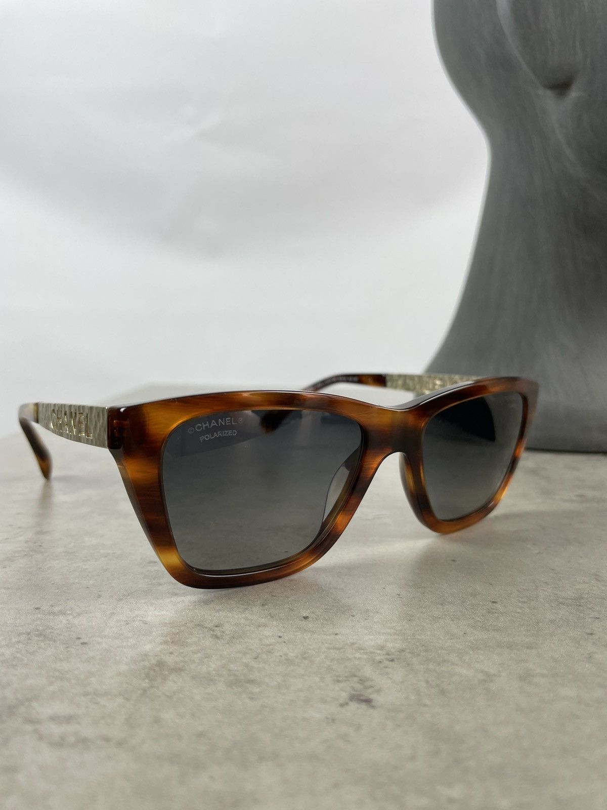 Chanel Chanel Rectangle Sunglasses 5442 1077/S8 Size ONE SIZE - 4 Thumbnail