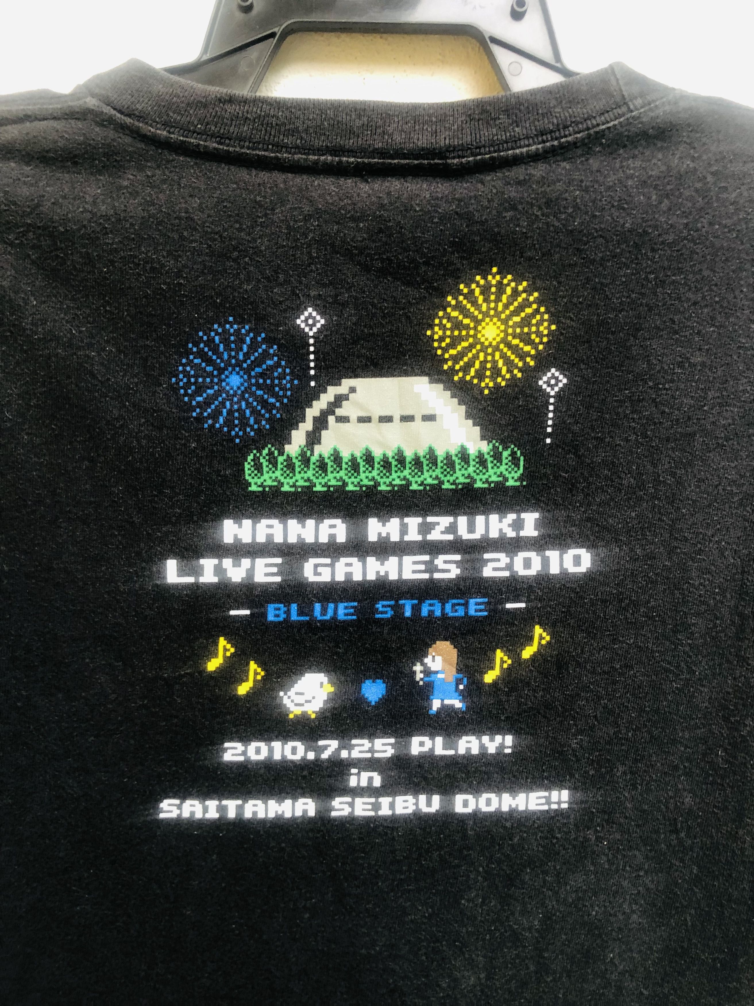 Band Tees × Japanese Brand × Vintage Vintage Nana Mizuki Games 2010 Japanese Streetwear Style Size US L / EU 52-54 / 3 - 5 Thumbnail