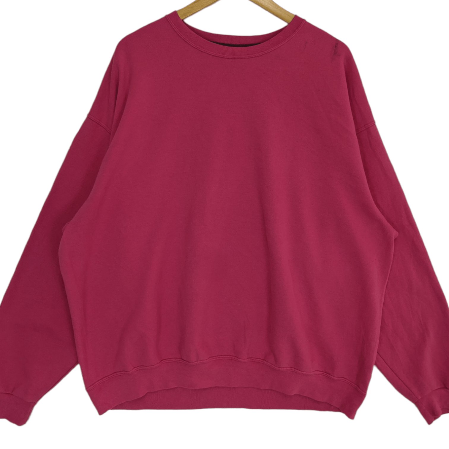 Fruit Of The Loom FRUIT OF THE LOOM Red Plain Jumper Sweatshirt Size US XXL / EU 58 / 5 - 2 Thumbnail