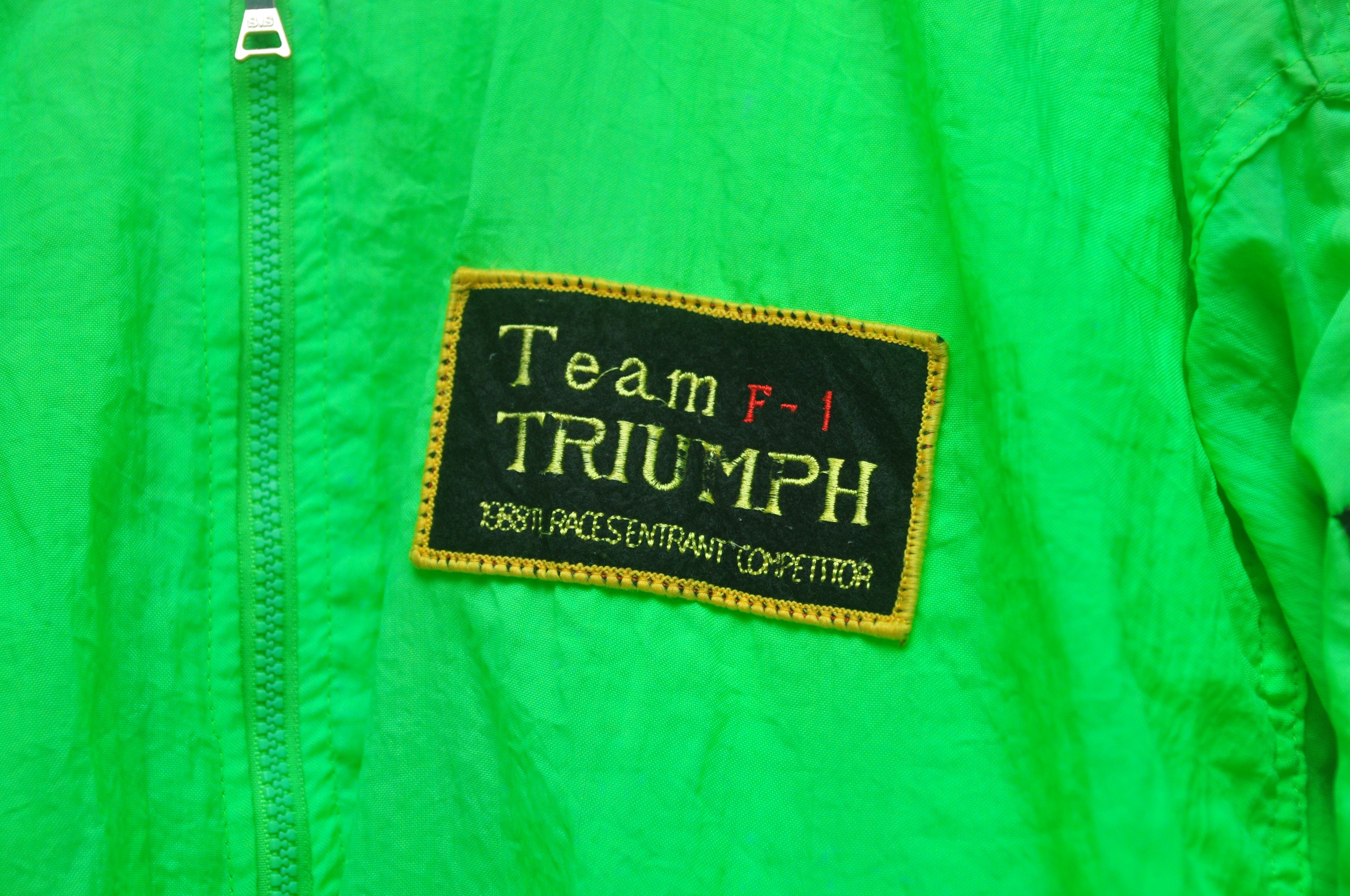 Japanese Brand × Vintage Vintage Triumph Sweater Jacket Team F-1 Travis Scott Style Size US XL / EU 56 / 4 - 7 Thumbnail
