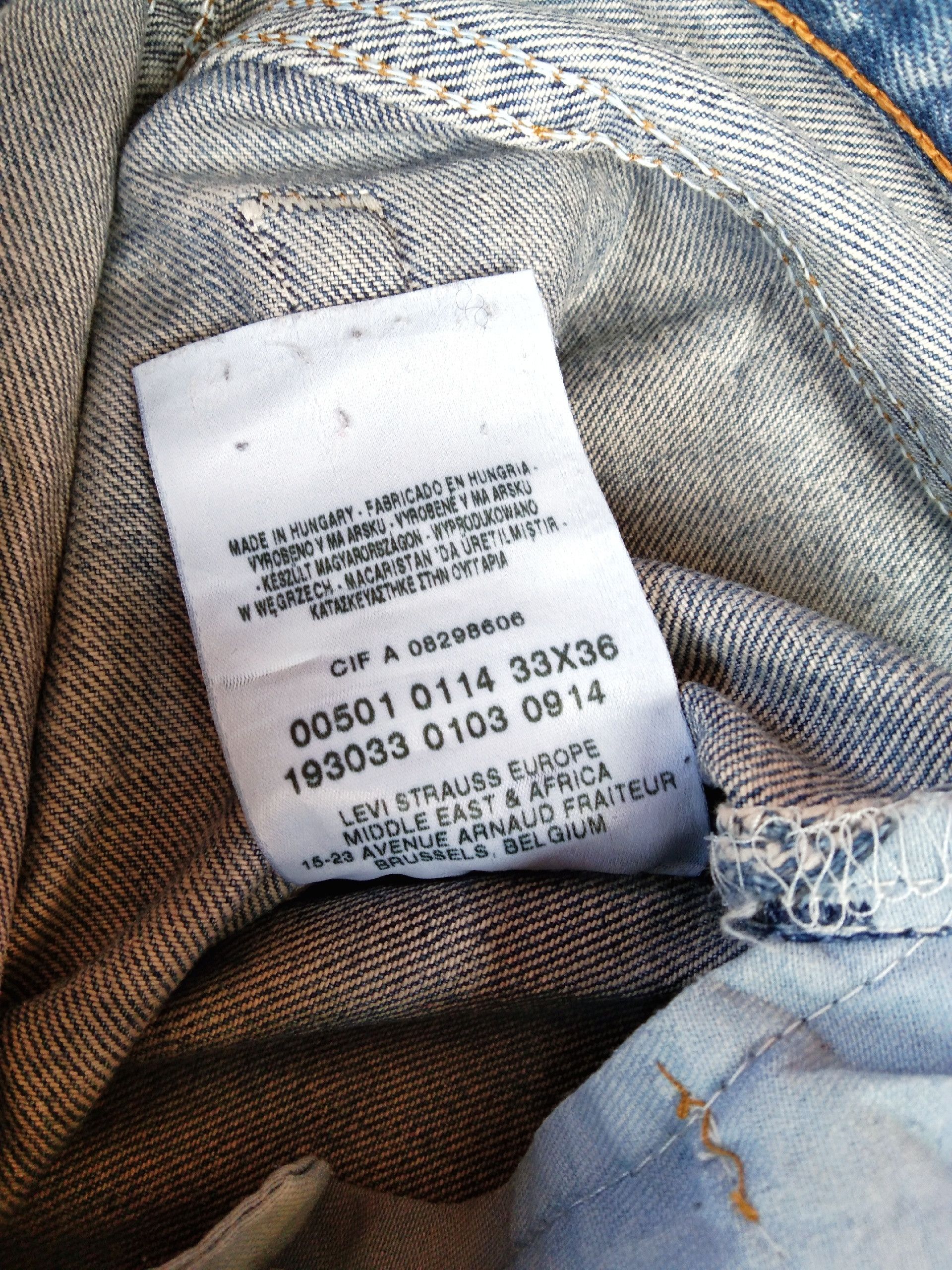 Levi's Vintage Levi's 501 Straight Leg Distressed Jeans 32x33 Size US 32 / EU 48 - 10 Thumbnail