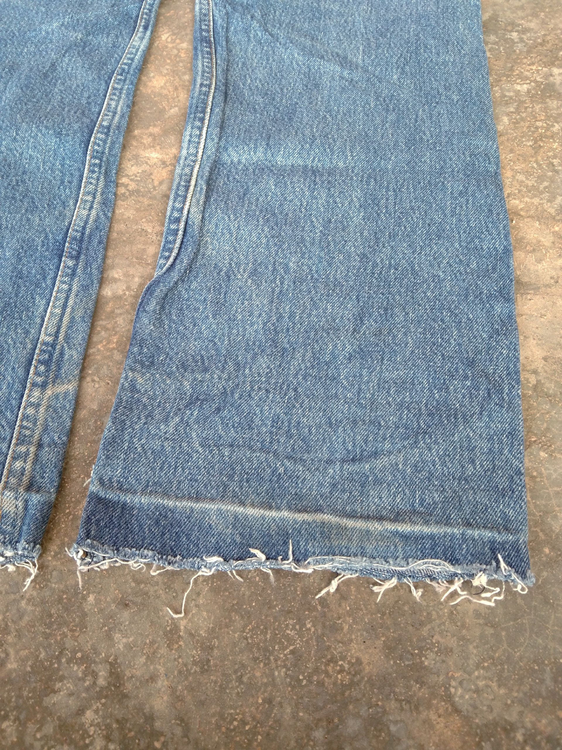 Levi's Vintage Levi's 501 Straight Leg Distressed Jeans 32x33 Size US 32 / EU 48 - 5 Thumbnail