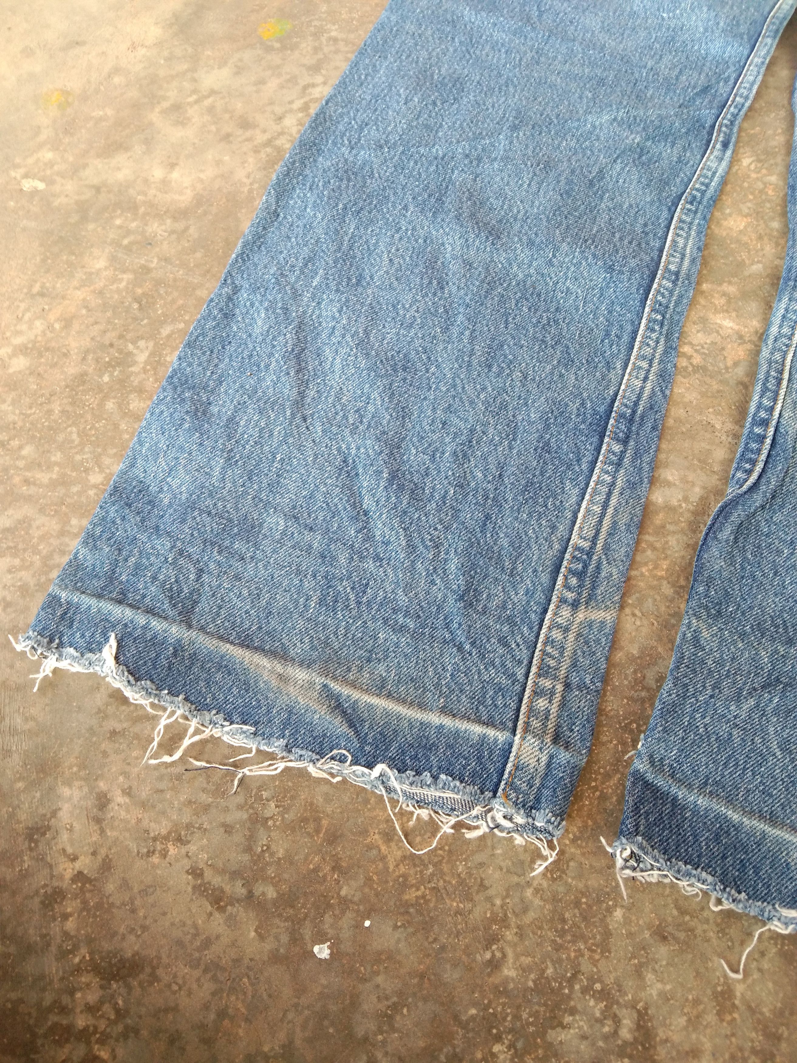 Levi's Vintage Levi's 501 Straight Leg Distressed Jeans 32x33 Size US 32 / EU 48 - 6 Thumbnail
