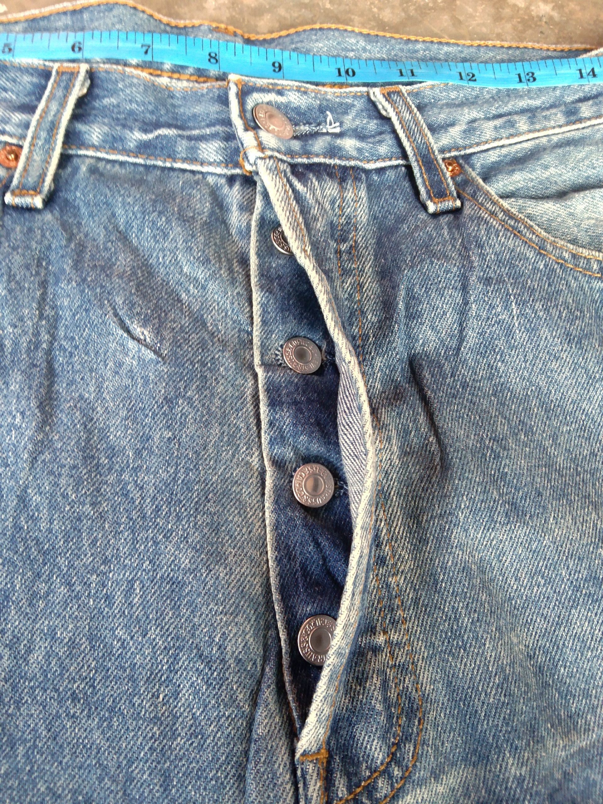 Levi's Vintage Levi's 501 Straight Leg Distressed Jeans 32x33 Size US 32 / EU 48 - 8 Thumbnail