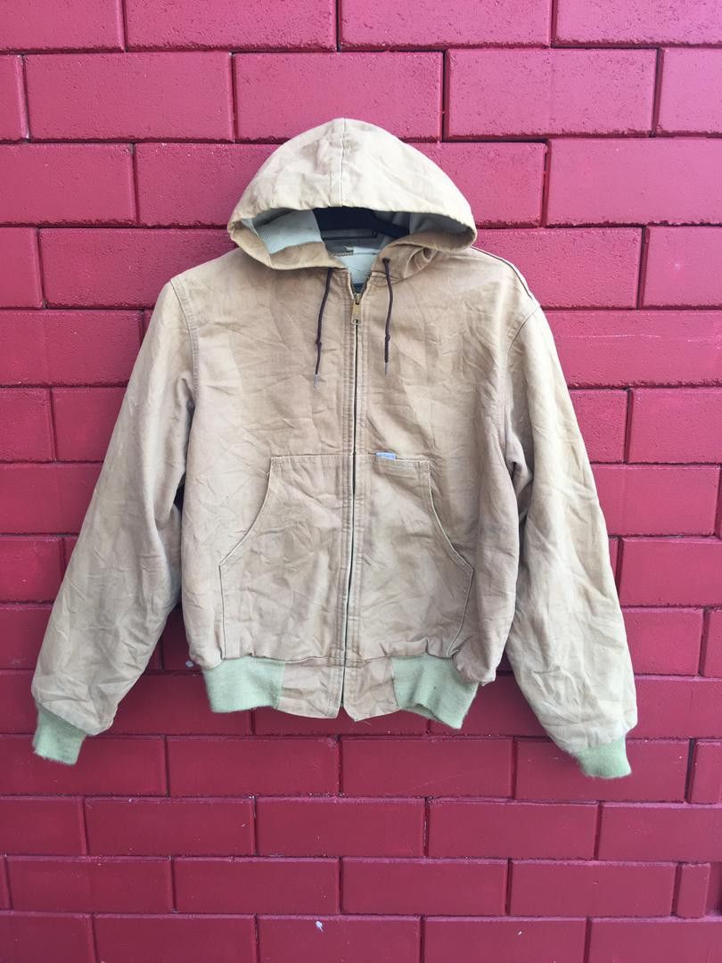 Carhartt × Vintage Vintage Carhatt Worker Hoodie Travis Scott Fashion Style Size US M / EU 48-50 / 2 - 1 Thumbnail