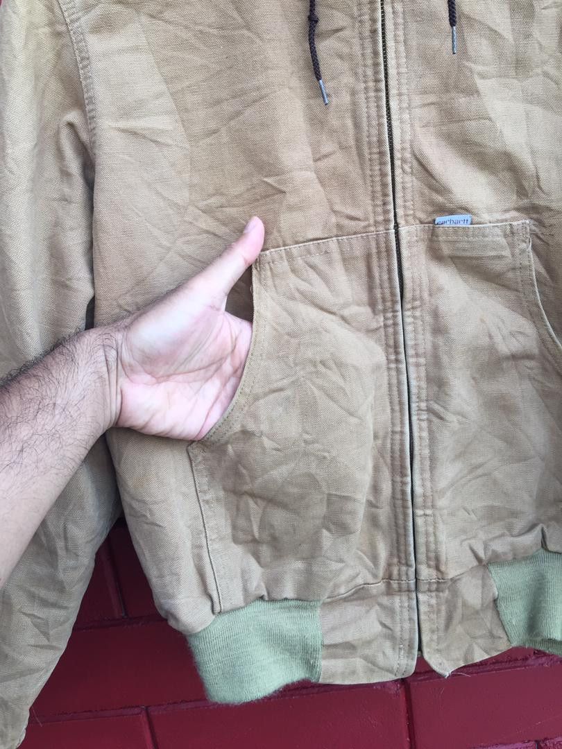Carhartt × Vintage Vintage Carhatt Worker Hoodie Travis Scott Fashion Style Size US M / EU 48-50 / 2 - 7 Thumbnail