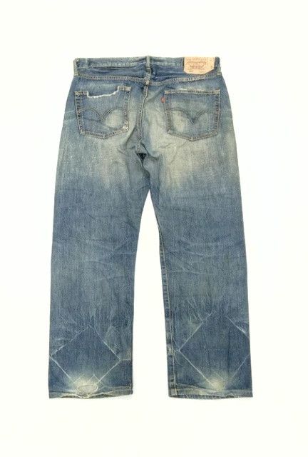 Levi's Vintage Levi's 501 Mud Wash Distressed Jeans 36x30 Size US 36 / EU 52 - 2 Thumbnail