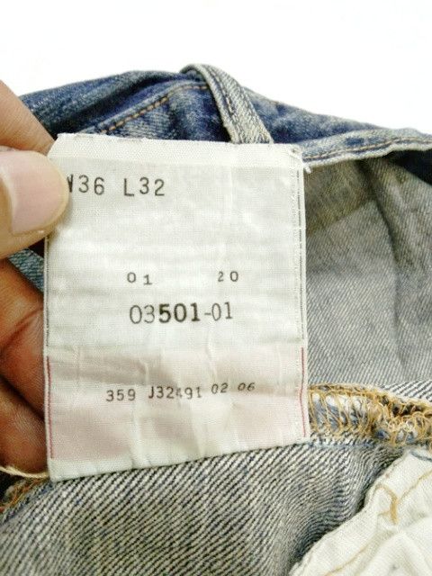 Levi's Vintage Levi's 501 Mud Wash Distressed Jeans 36x30 Size US 36 / EU 52 - 12 Thumbnail