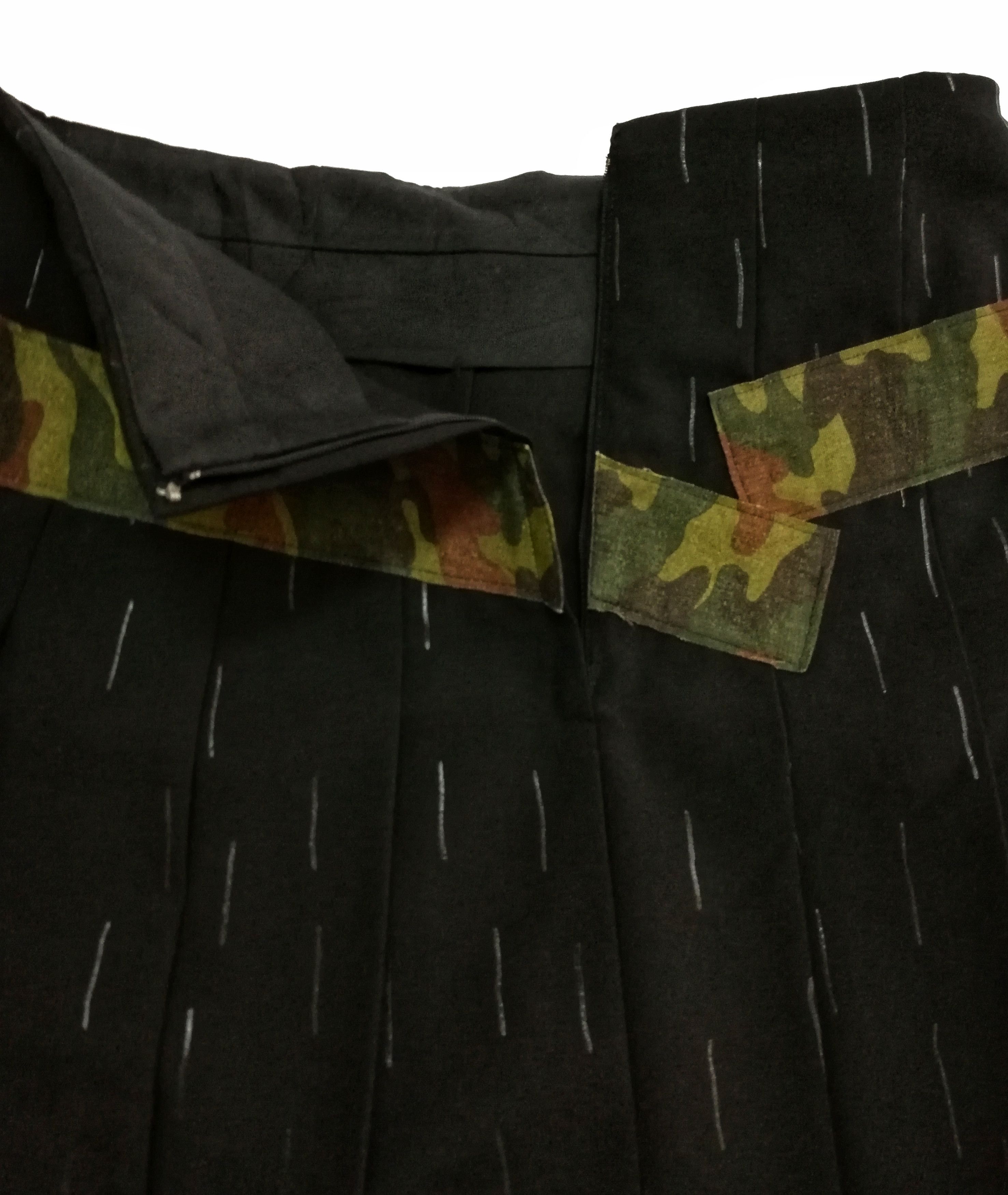 Comme des Garcons × Comme des Garcons Homme Plus 🔥GRAIL OG AD2000 CDG Wool Hakama Camo Utility Fashion Kilt Size US 28 / EU 44 - 10 Thumbnail