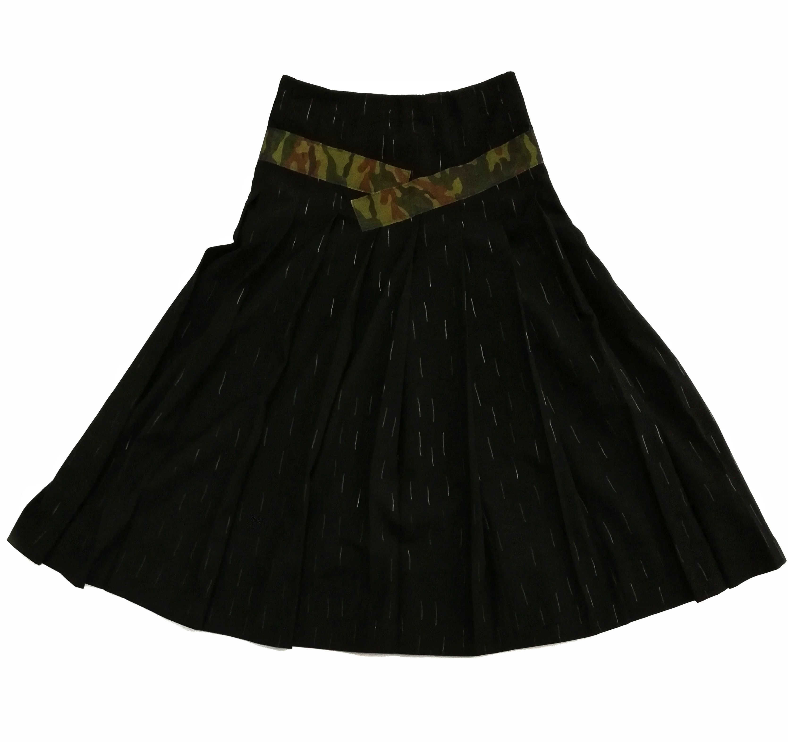 Comme des Garcons × Comme des Garcons Homme Plus 🔥GRAIL OG AD2000 CDG Wool Hakama Camo Utility Fashion Kilt Size US 28 / EU 44 - 2 Thumbnail