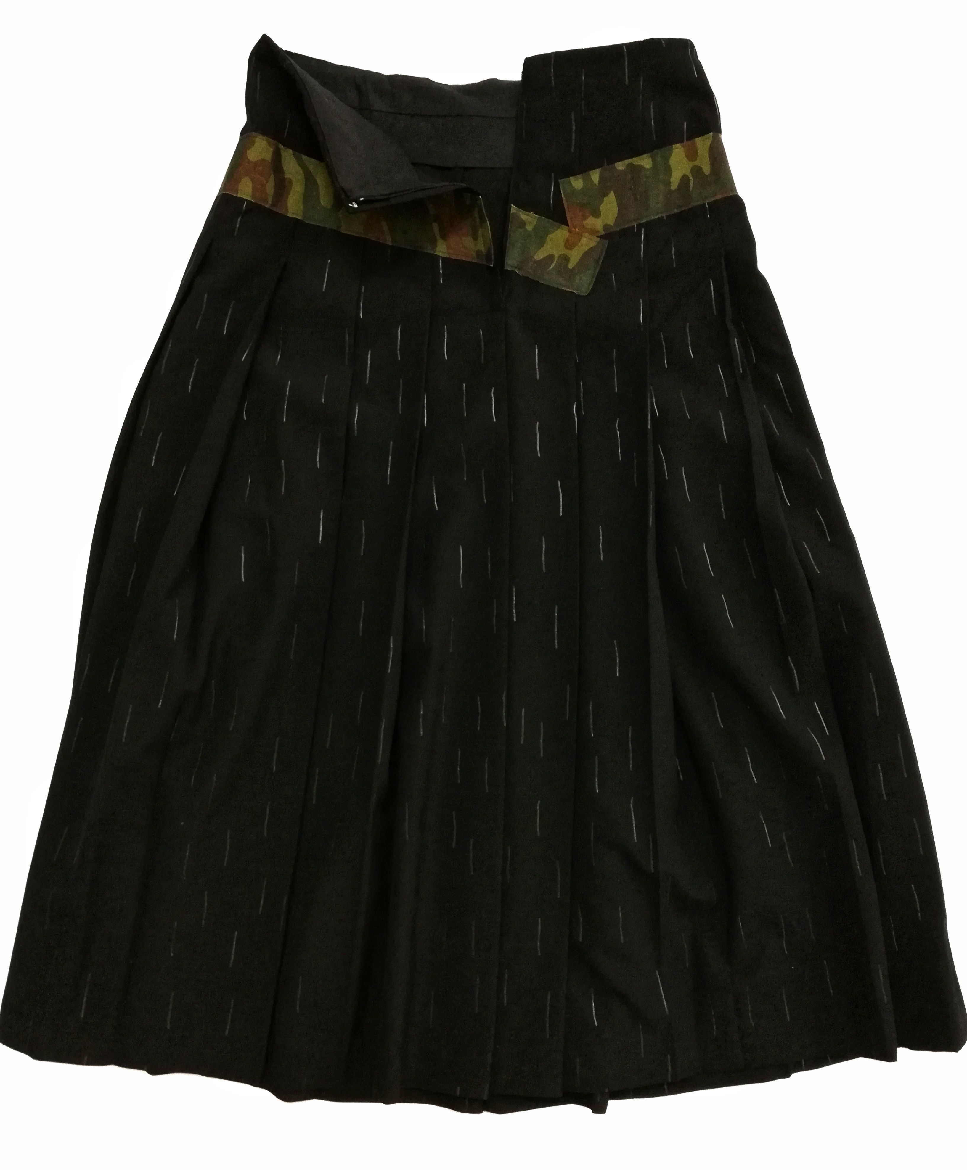 Comme des Garcons × Comme des Garcons Homme Plus 🔥GRAIL OG AD2000 CDG Wool Hakama Camo Utility Fashion Kilt Size US 28 / EU 44 - 9 Thumbnail