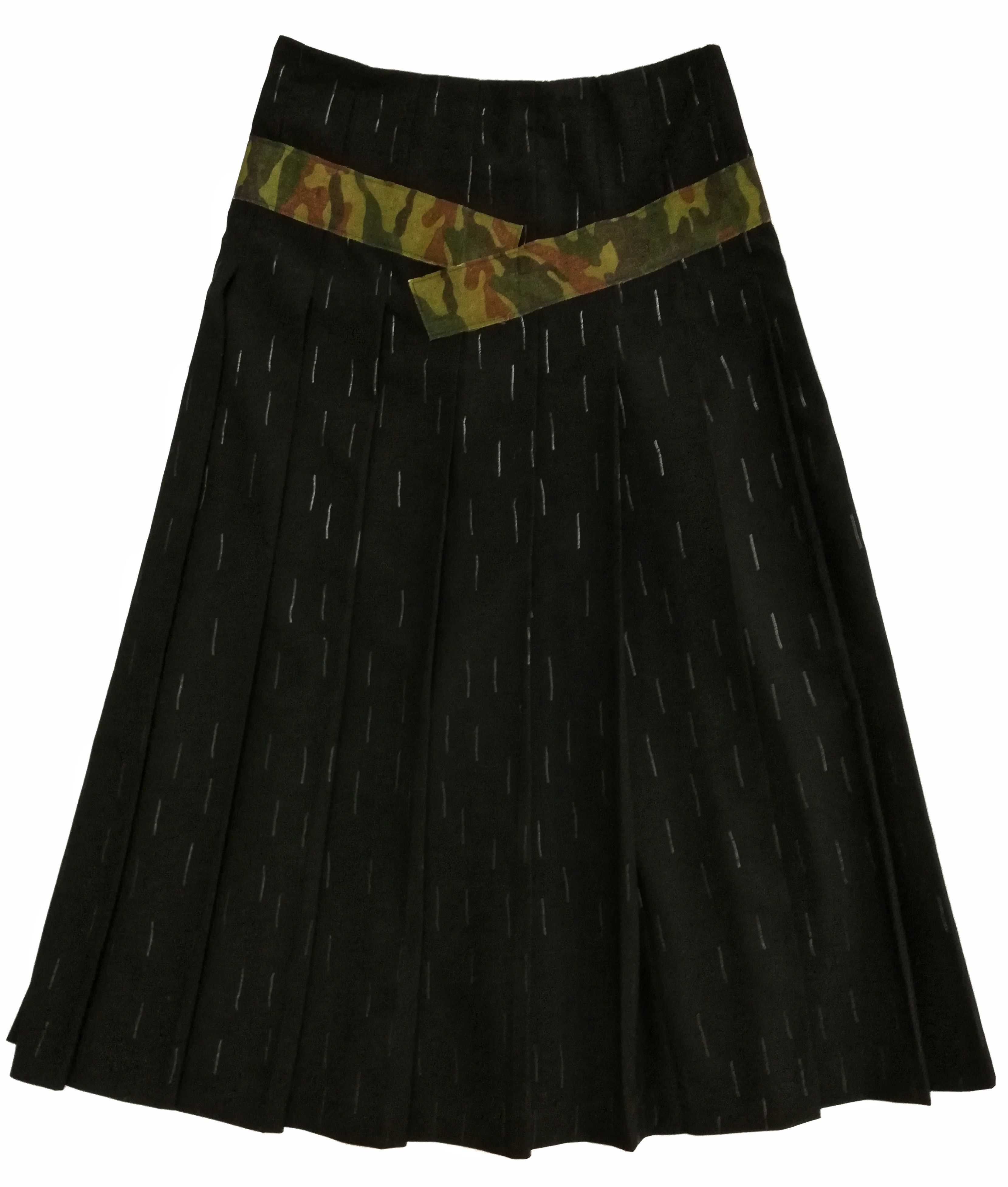 Comme des Garcons × Comme des Garcons Homme Plus 🔥GRAIL OG AD2000 CDG Wool Hakama Camo Utility Fashion Kilt Size US 28 / EU 44 - 1 Thumbnail
