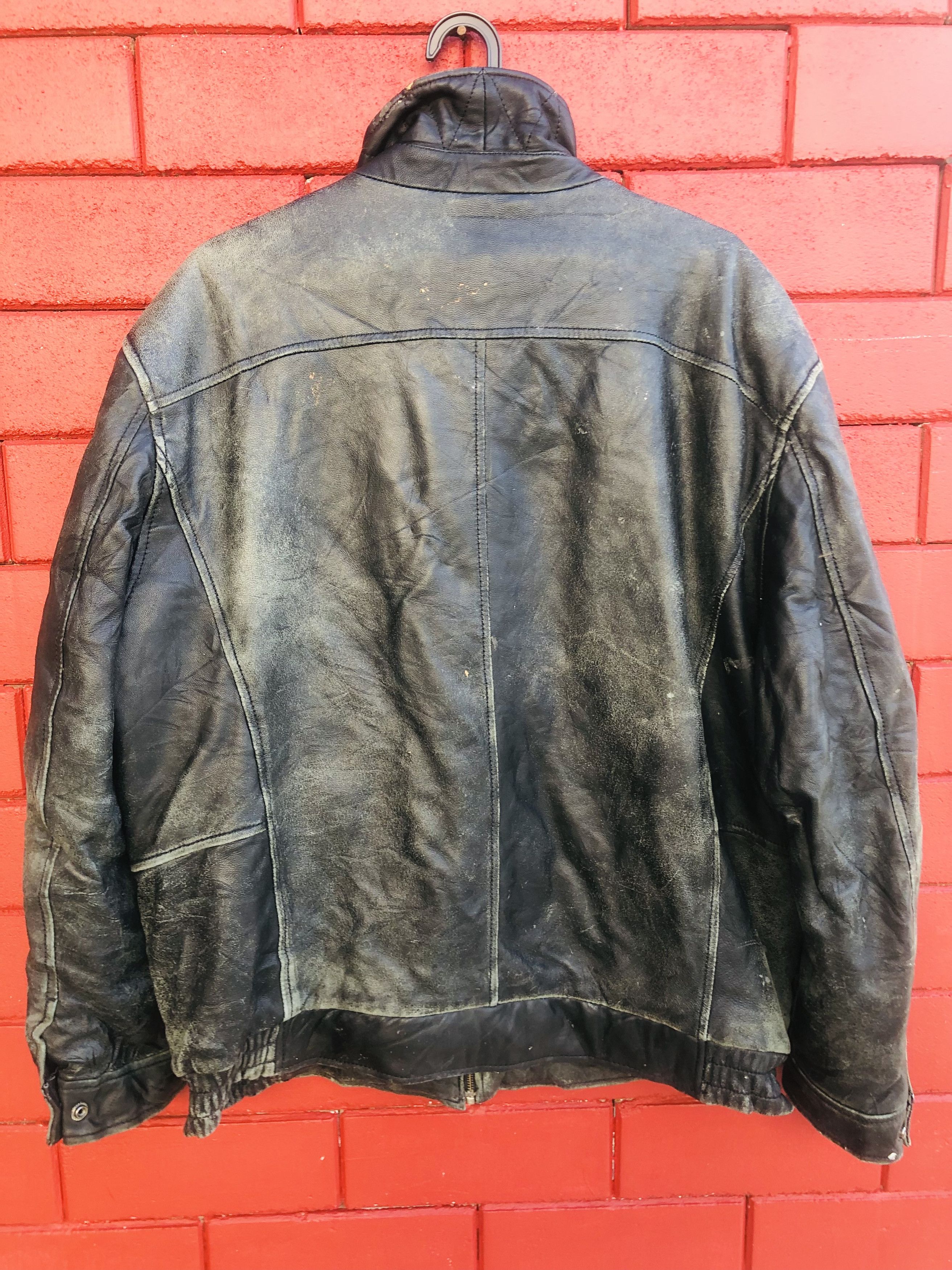 Danier × Japanese Brand × Vintage Vintage Danier Japanese Designed Fashion Leather Jacket Size US L / EU 52-54 / 3 - 2 Thumbnail