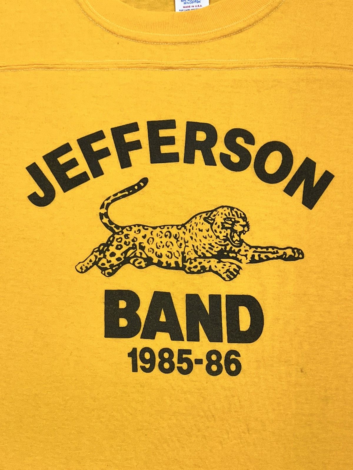 Jerzees Vintage 80s Jefferson School Band Tee Size US M / EU 48-50 / 2 - 2 Thumbnail