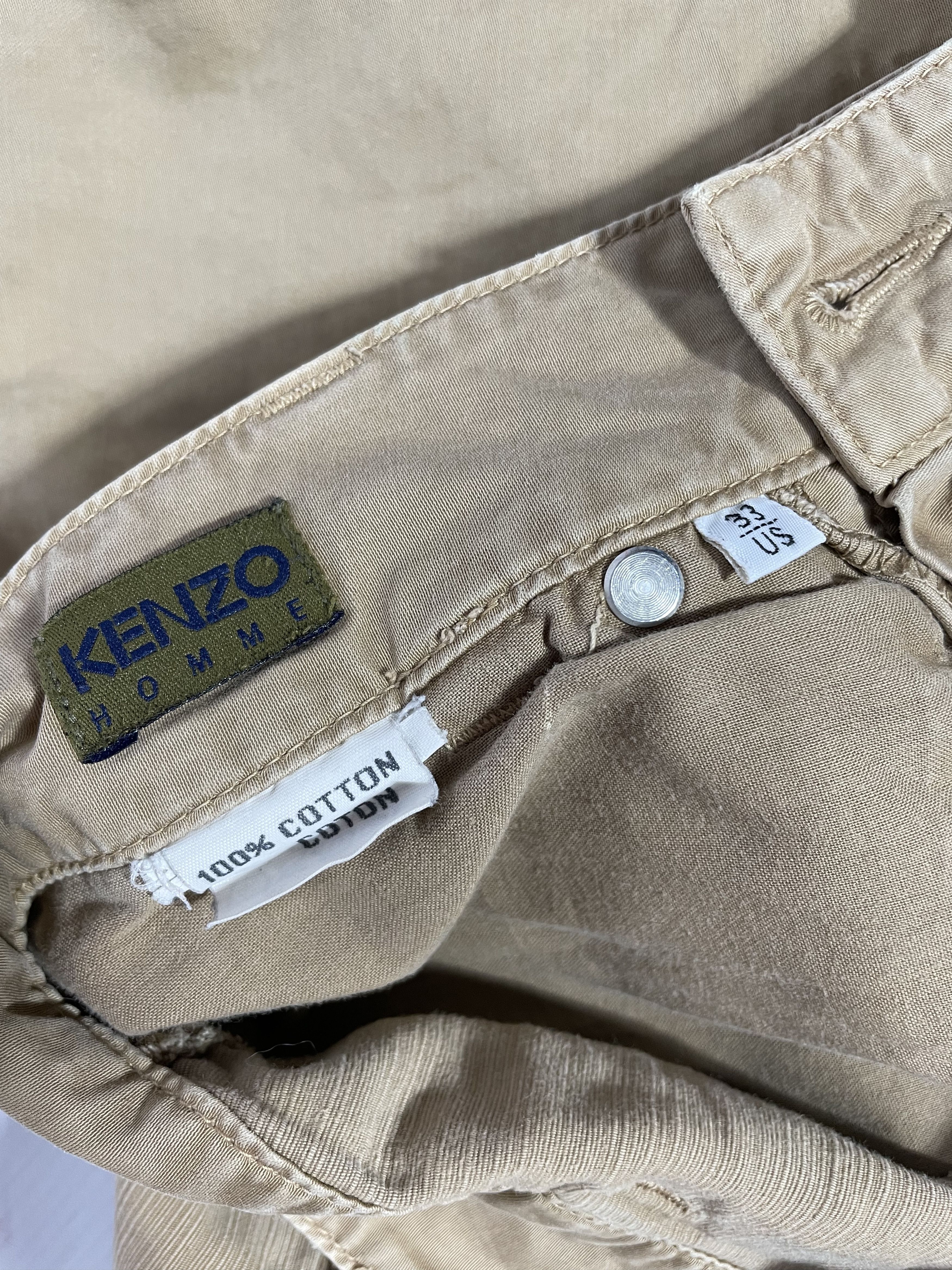 Kenzo Vintage Kenzo Aviation Pants sand colour like a carhartt Size US 33 - 9 Thumbnail