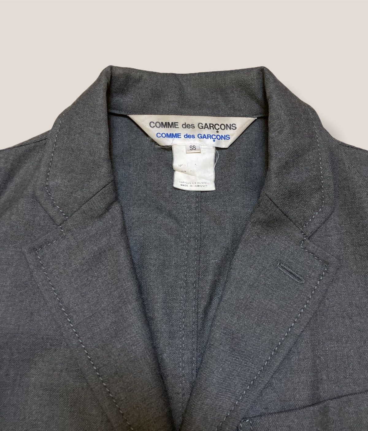 COMME DES GARCON BLAZER JACKET