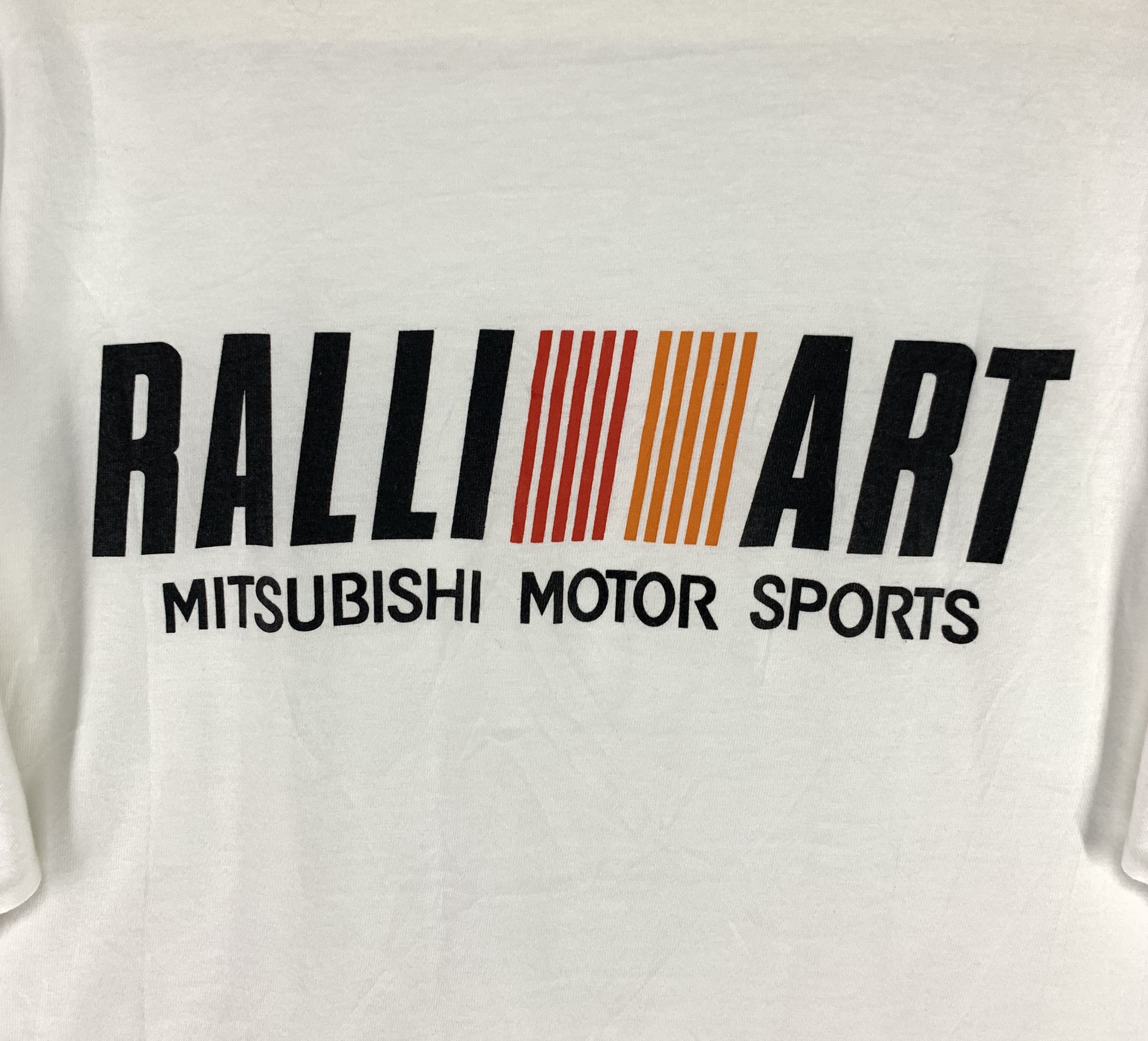 Japanese Brand × Vintage Ralliart Mitsubishi Motor Sports JDM vintage tshirt Size US L / EU 52-54 / 3 - 5 Thumbnail