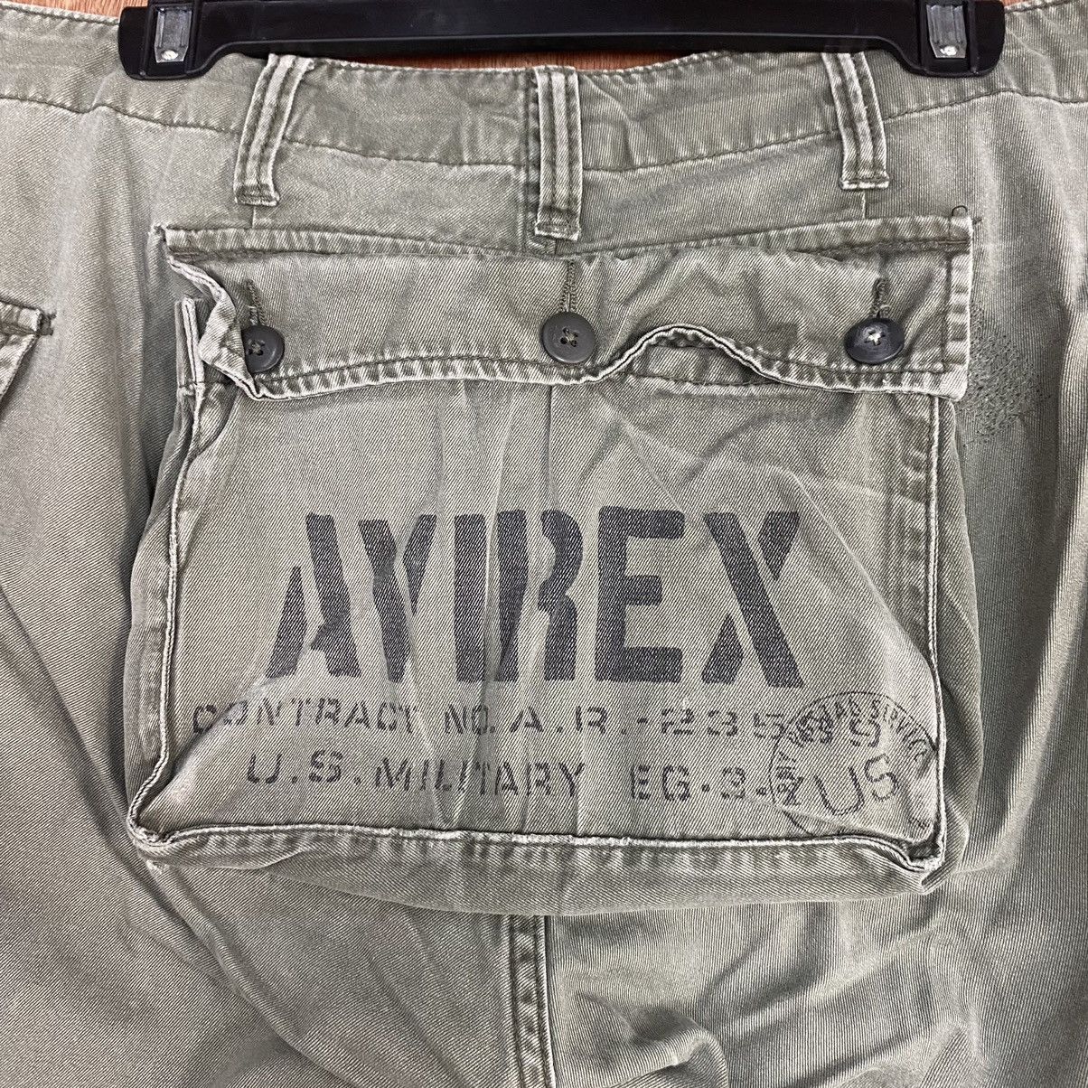 Avirex DLL Avirex faded Ripped Multipocket Cargo bush Pants #c789 Size US 31 - 7 Thumbnail