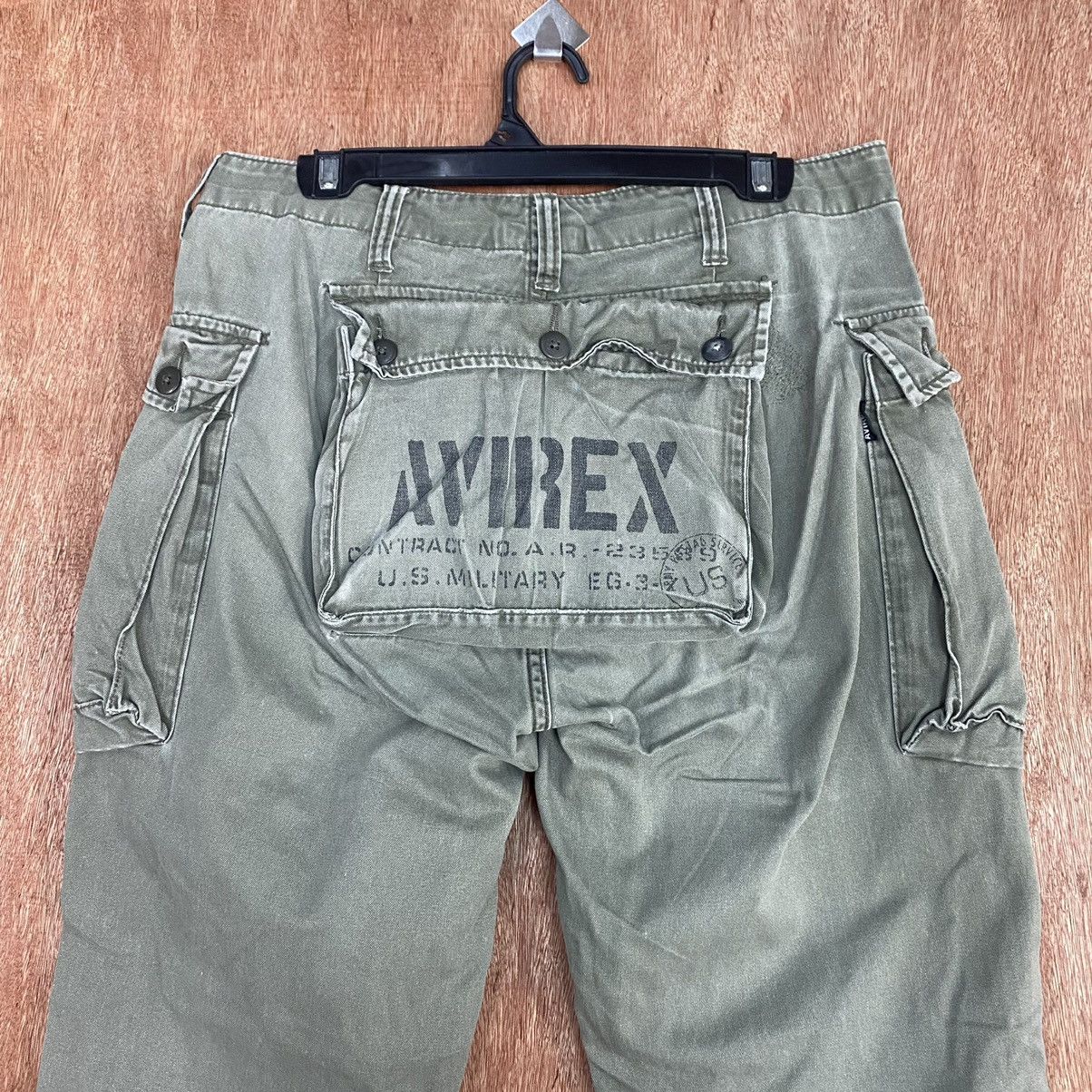 Avirex DLL Avirex faded Ripped Multipocket Cargo bush Pants #c789 Size US 31 - 6 Thumbnail