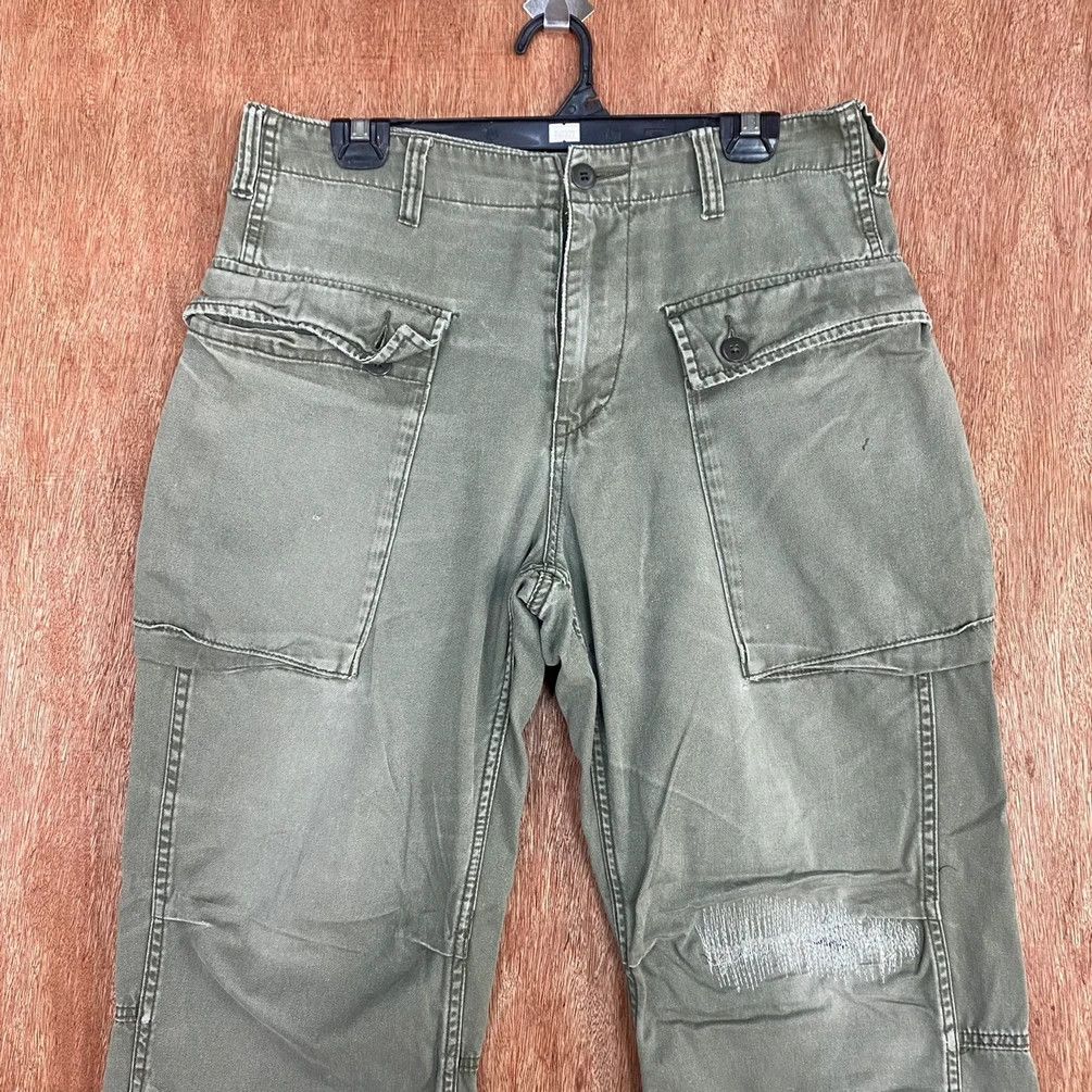 Avirex DLL Avirex faded Ripped Multipocket Cargo bush Pants #c789 Size US 31 - 21 Thumbnail