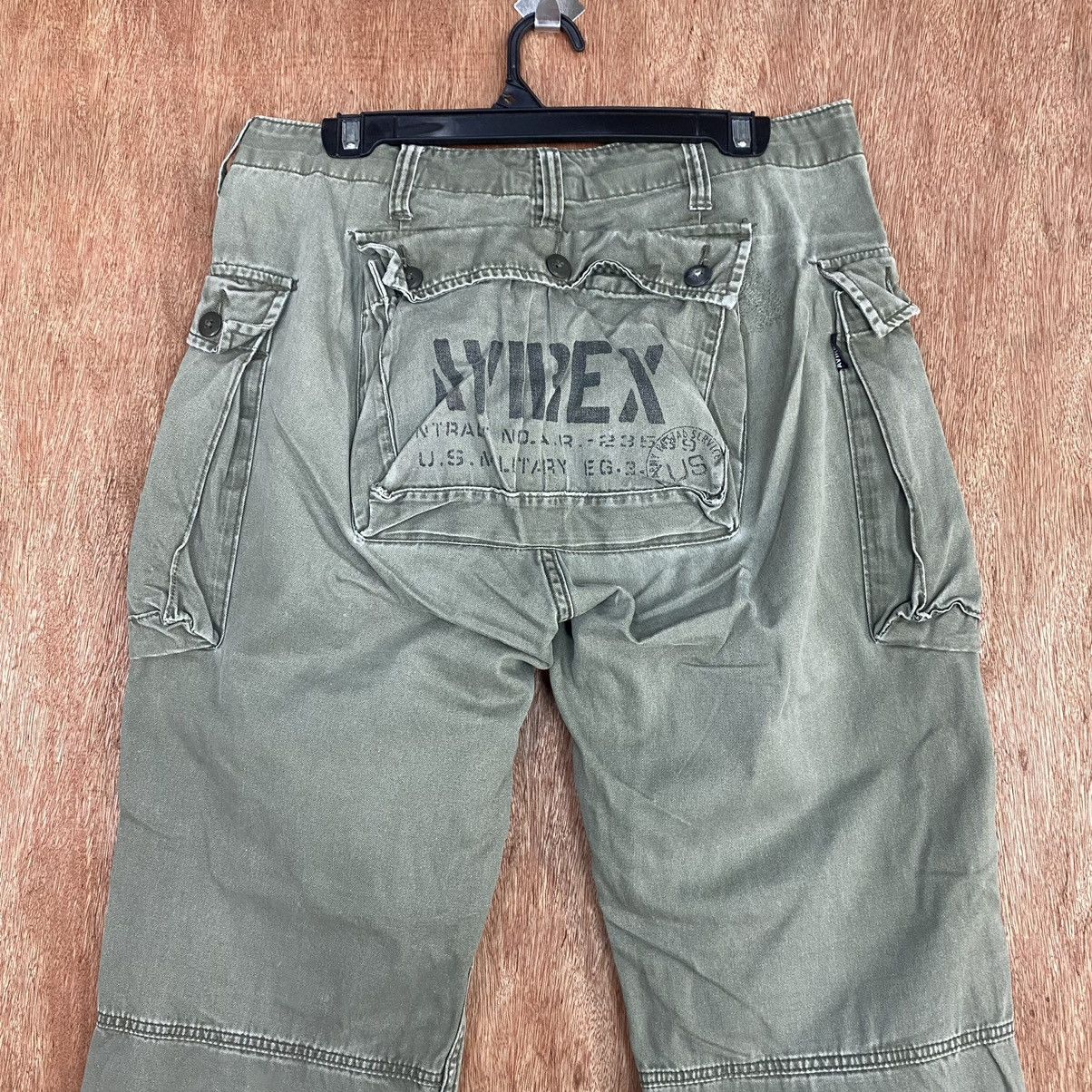 Avirex DLL Avirex faded Ripped Multipocket Cargo bush Pants #c789 Size US 31 - 2 Thumbnail