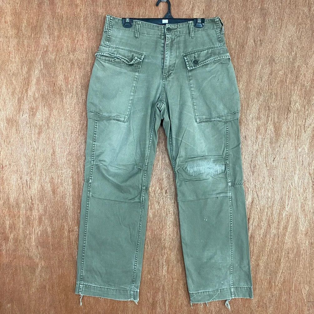 Avirex DLL Avirex faded Ripped Multipocket Cargo bush Pants #c789 Size US 31 - 22 Thumbnail