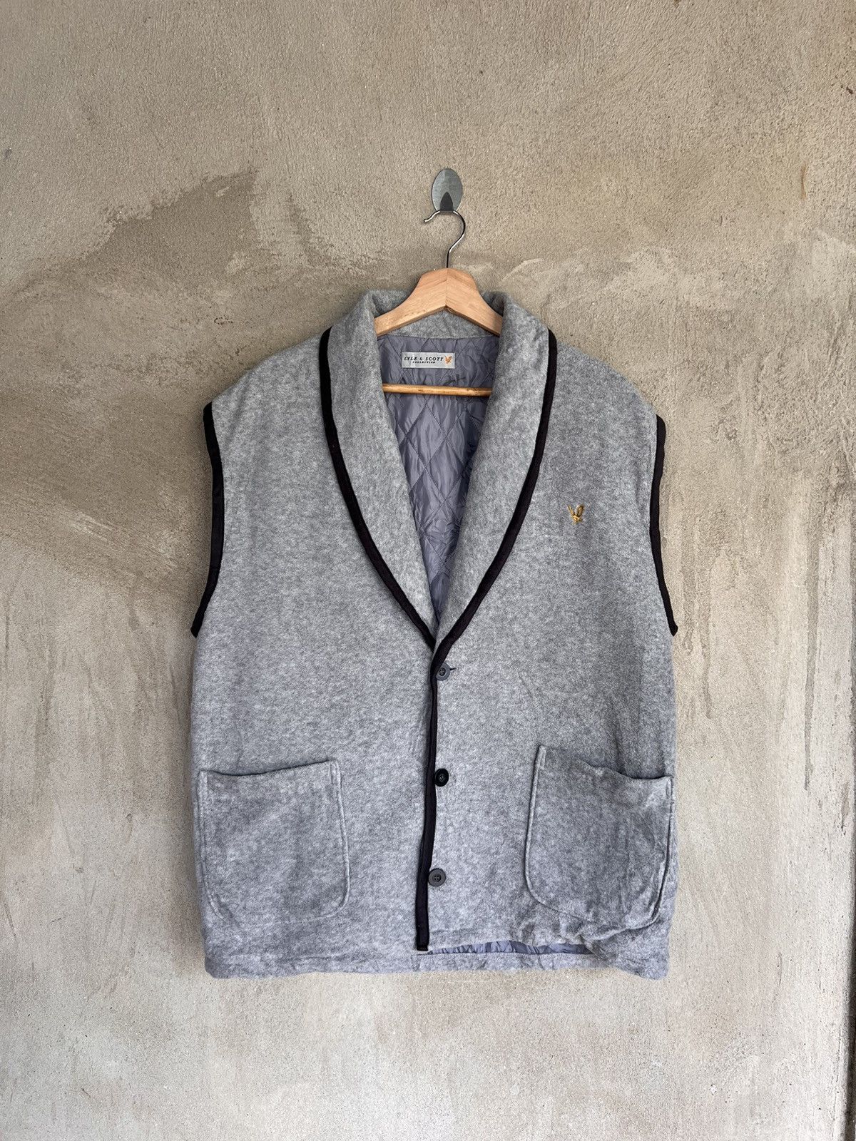 Lyle & Scott Lyle&Scott Fleece Vest Size US XL / EU 56 / 4 - 2 Thumbnail