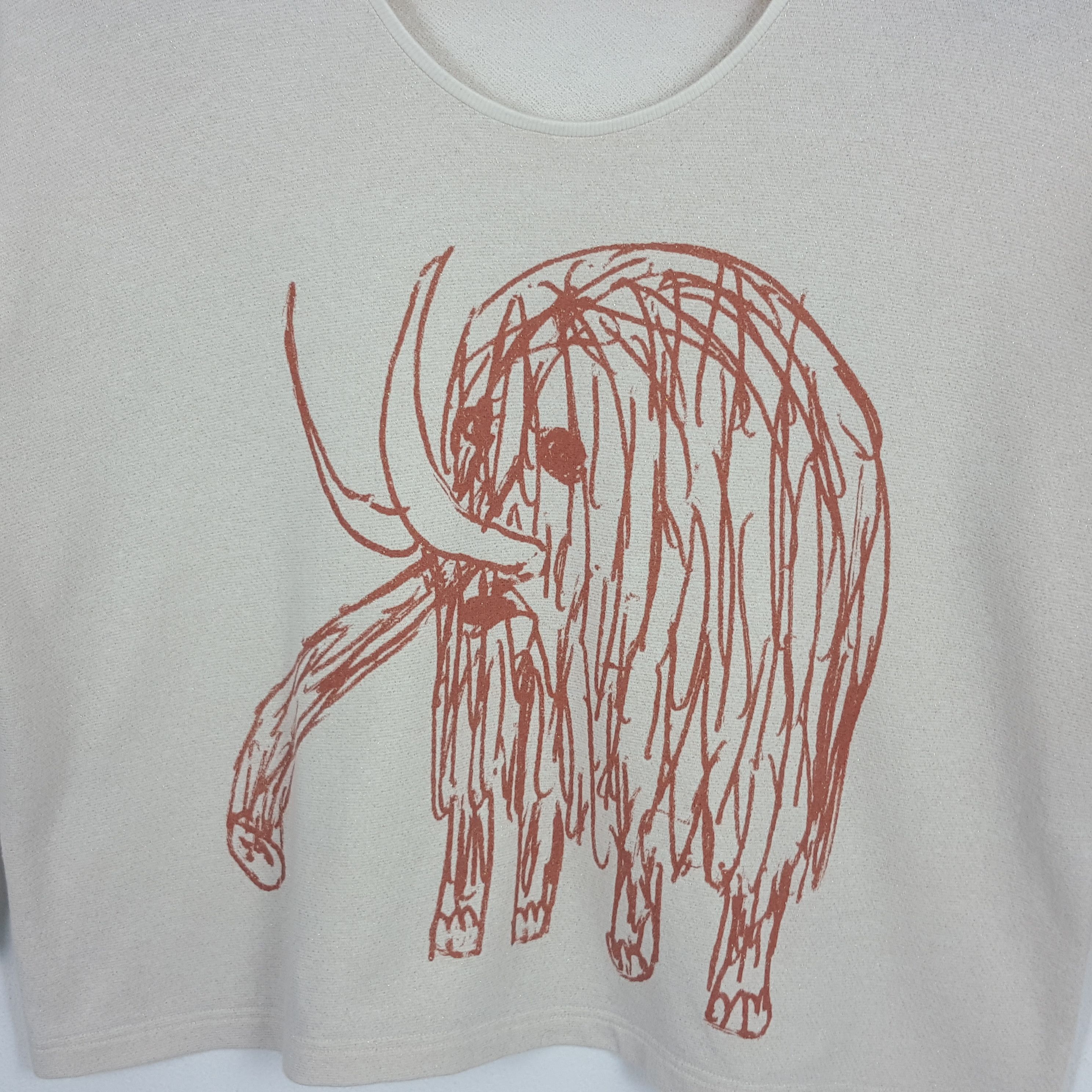 Issey Miyake × Ne-Net × Vintage Vintage NE NET by Issey Miyake Japanese Designer T-Shirt Size XXL / US 16-18 / IT 52-54 - 2 Thumbnail