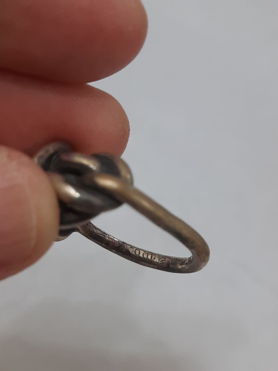 Maison Margiela Silver Twisted Knot Ring Size ONE SIZE - 5 Thumbnail
