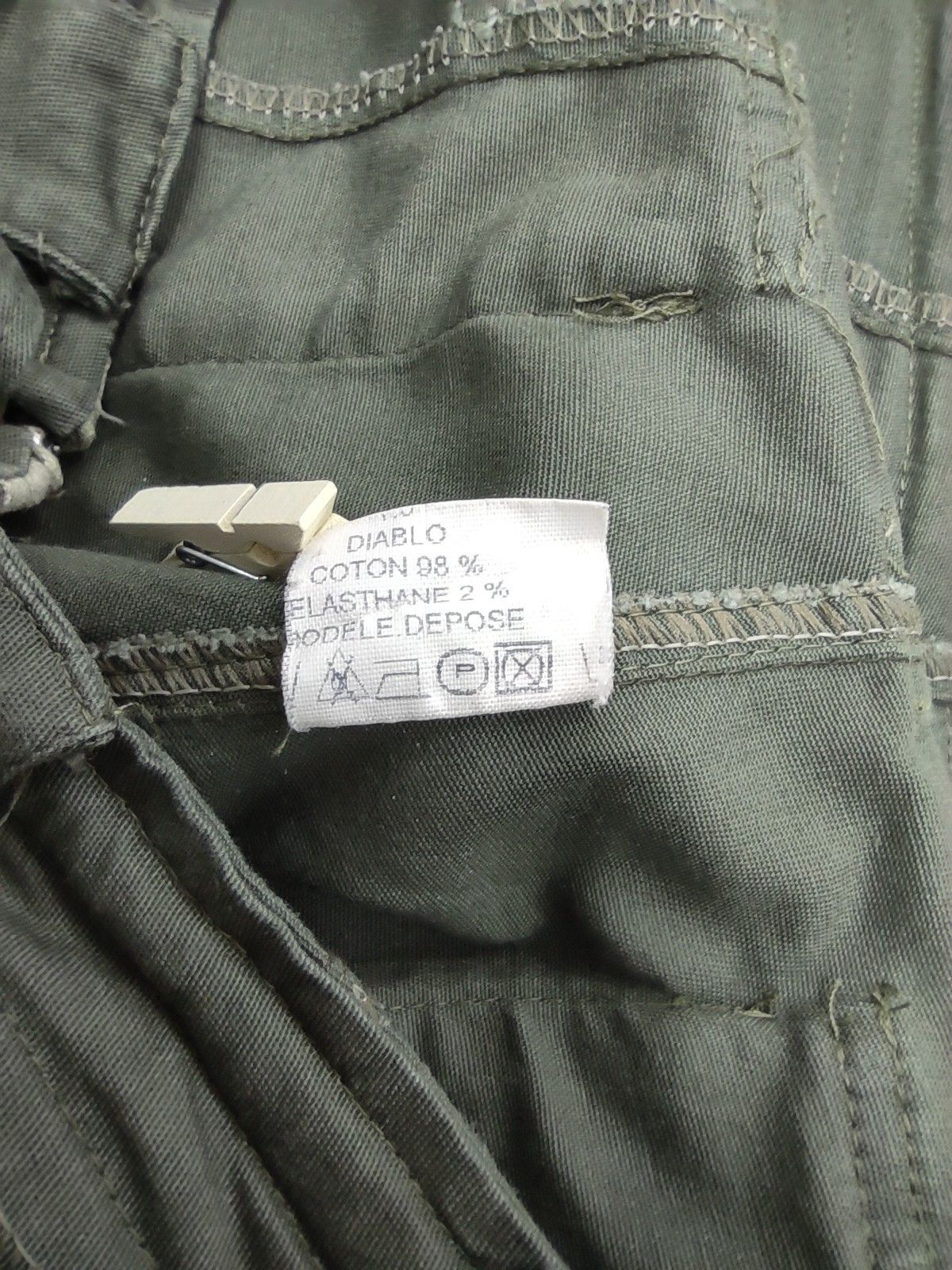 Tabasco RARE! TOBBACO Bondage Laced Drawstring Stretchy Cargo Pant Size US 34 / EU 50 - 12 Thumbnail