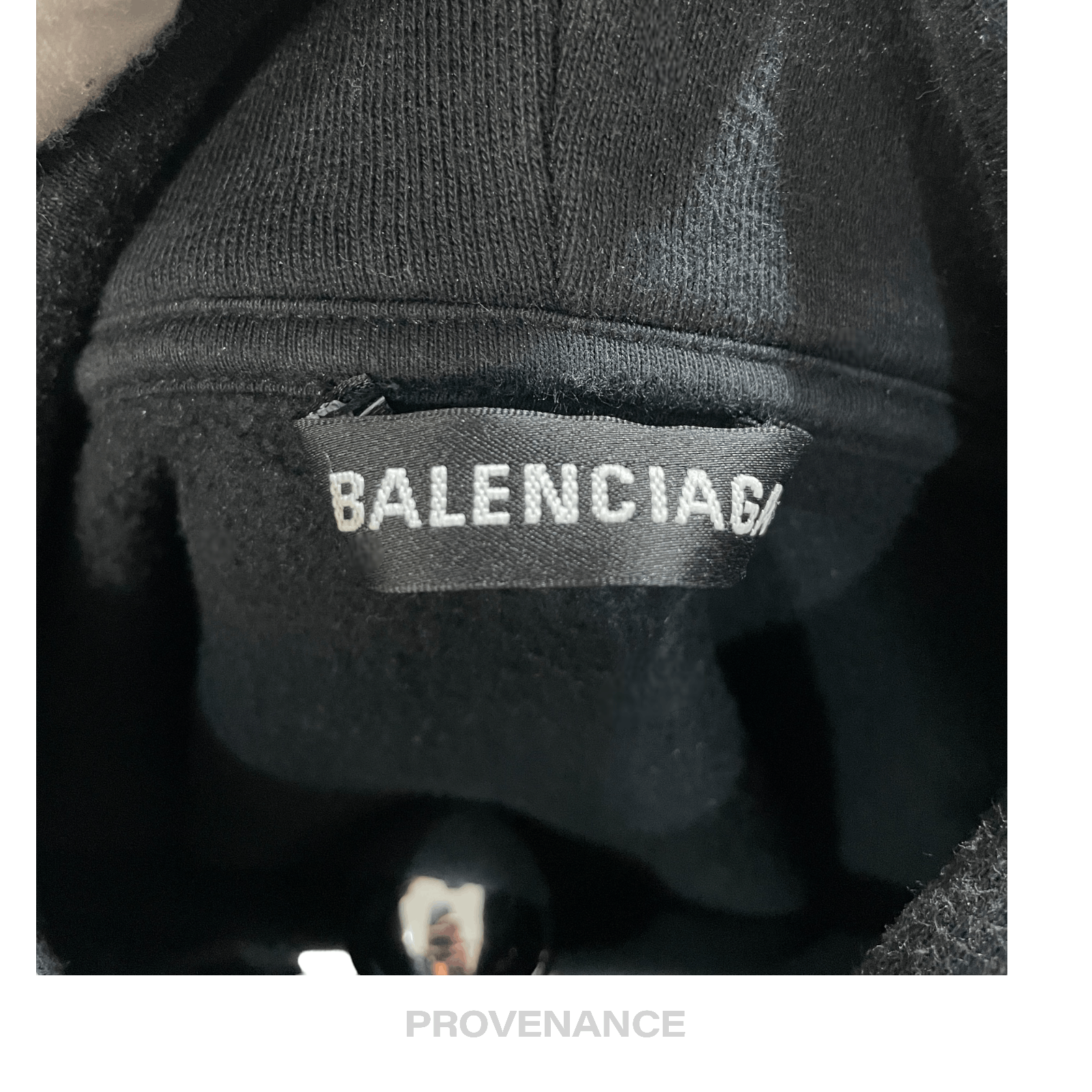 Balenciaga 🔴 Balenciaga Sinners Hoodie - Black Fleece Size US S / EU 44-46 / 1 - 6 Thumbnail