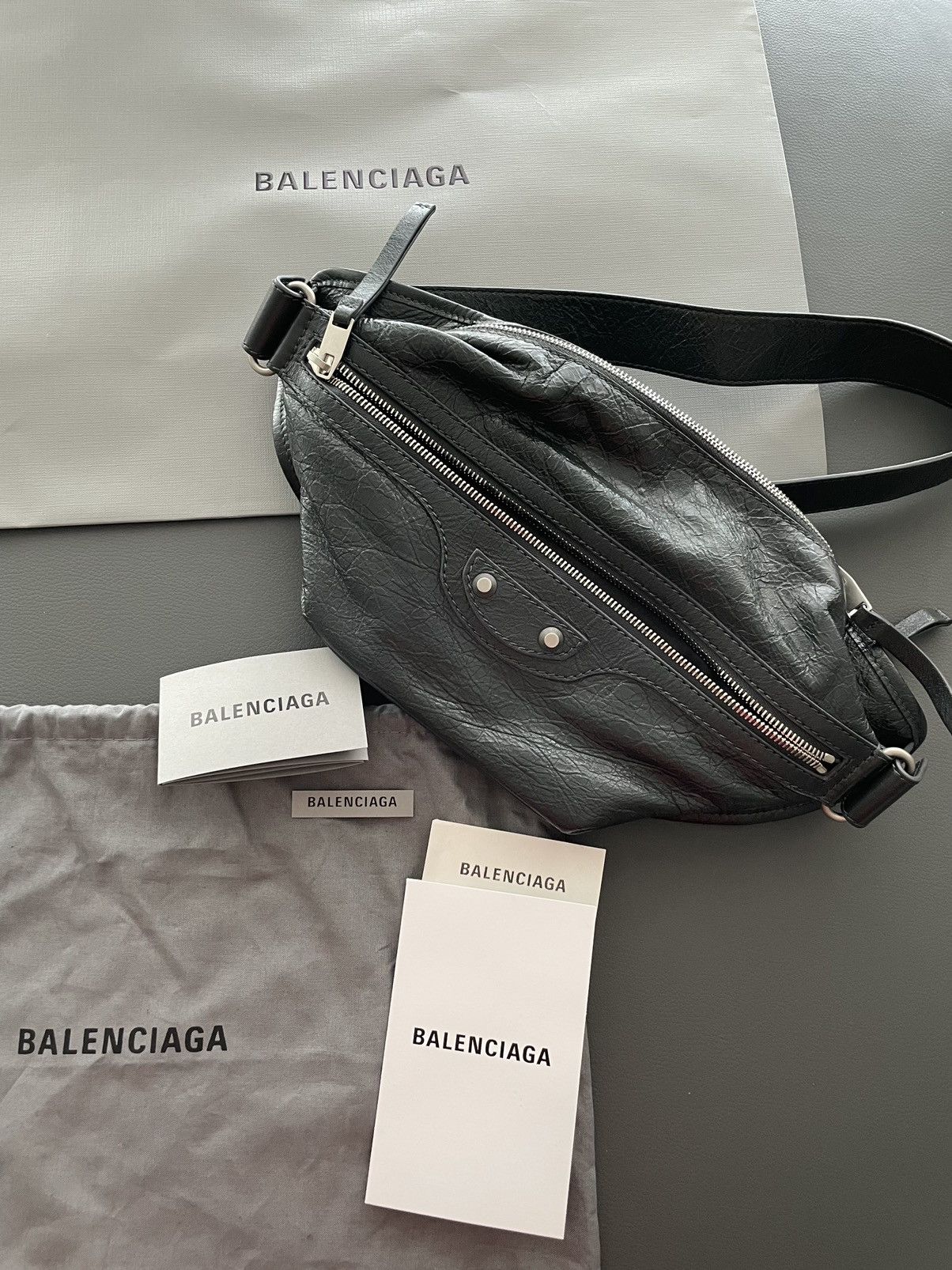 Balenciaga Rare Limited Edition Sold Out Leather Bum Bely Bag Size ONE SIZE - 12 Thumbnail