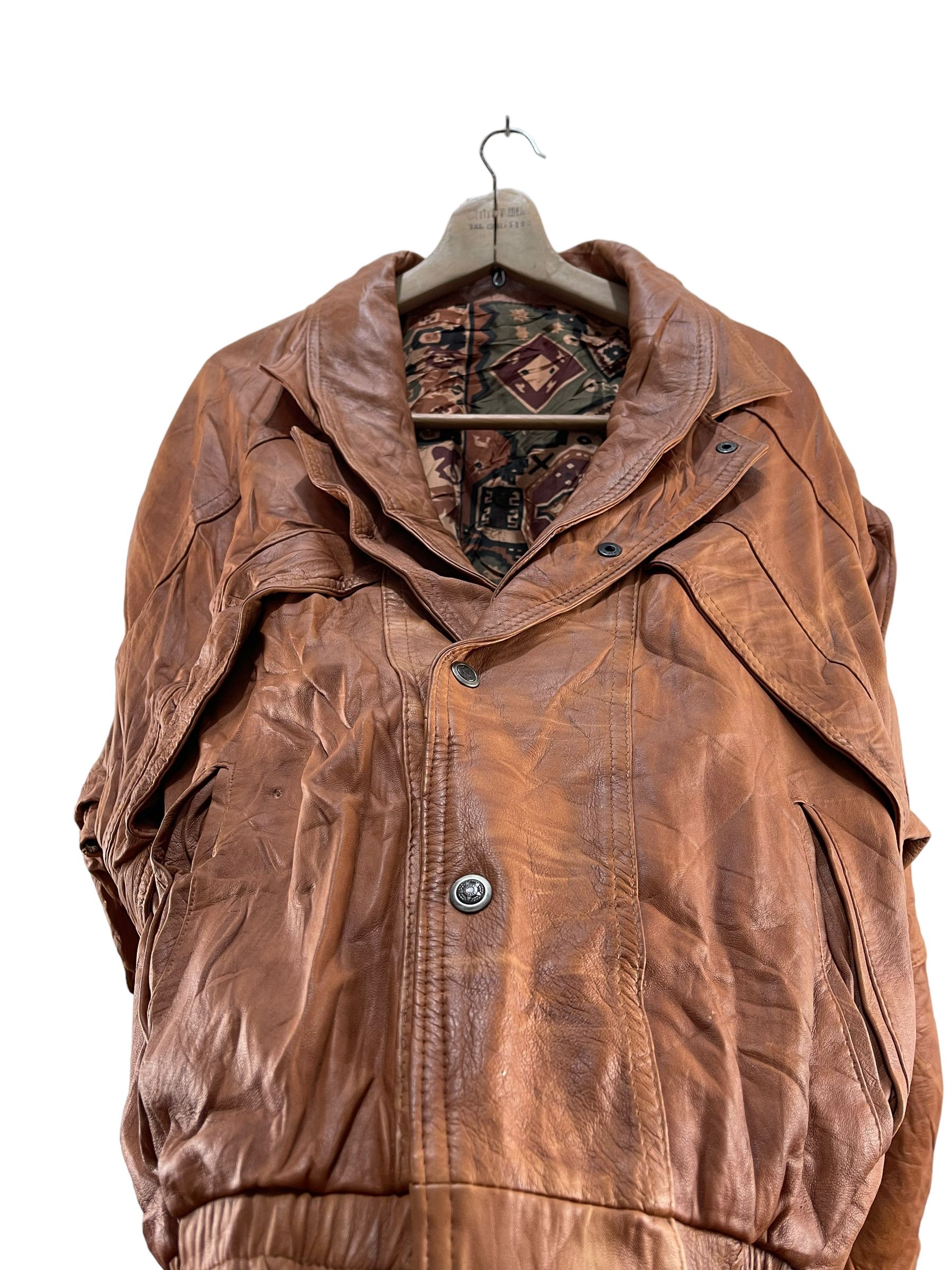 Vera Pelle Vintage Vera Pelle Leather Jacket Size L / US 10 / IT 46 - 8 Thumbnail