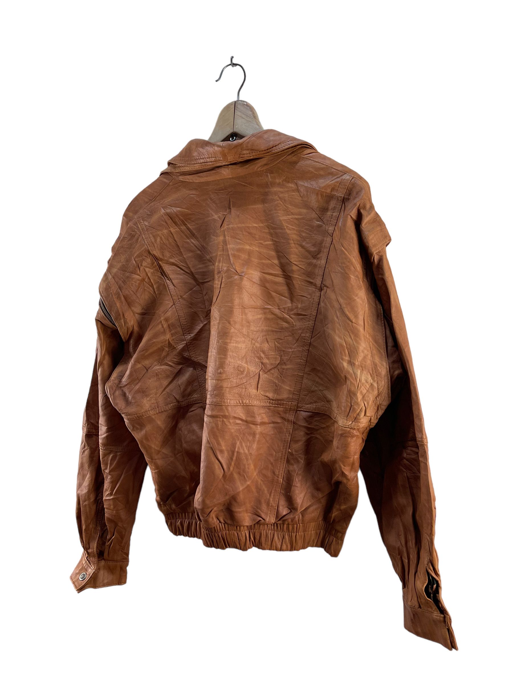 Vera Pelle Vintage Vera Pelle Leather Jacket Size L / US 10 / IT 46 - 7 Thumbnail