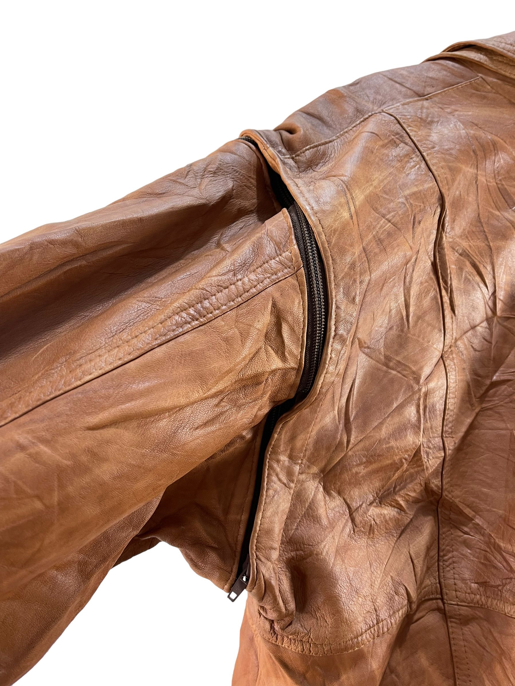 Vera Pelle Vintage Vera Pelle Leather Jacket Size L / US 10 / IT 46 - 10 Thumbnail