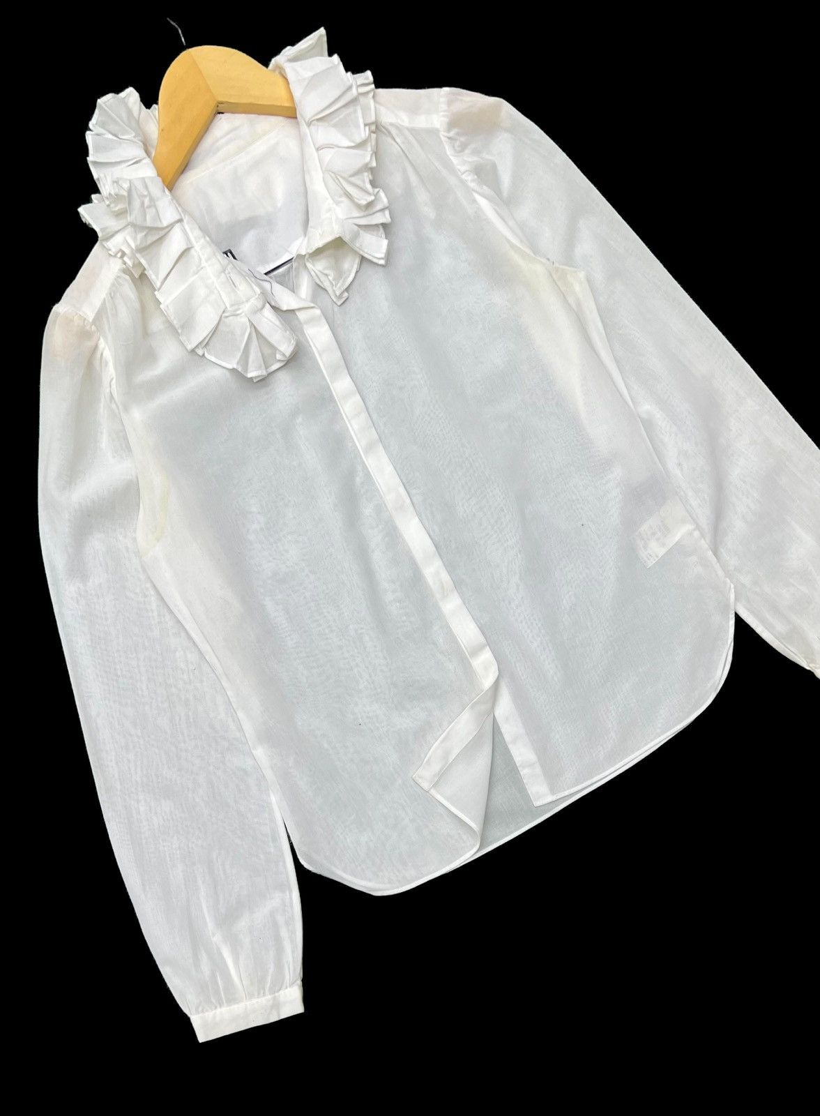 Margaret Howell Vtg MARGARET HOWELL PAPER THIN WHITE COLOUR BUTTON UP SHIRTS Size S / US 4 / IT 40 - 9 Thumbnail