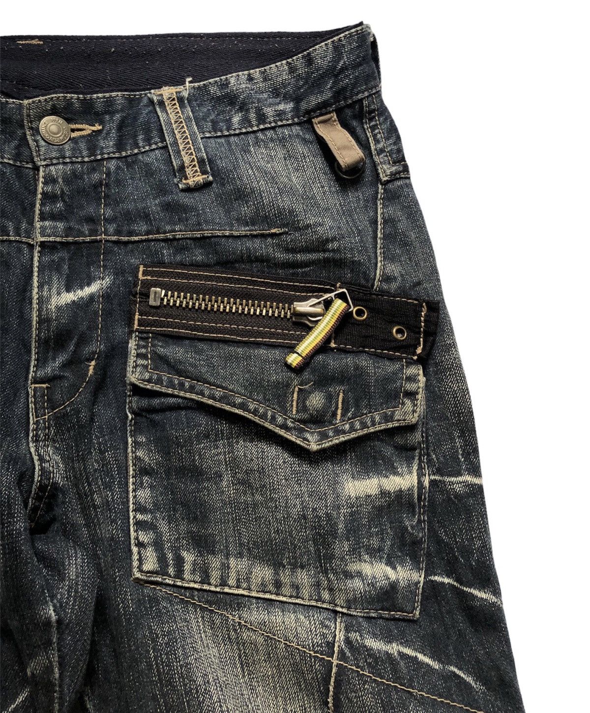 PPFM ppfm multipocket zipper denim pants Size US 30 / EU 46 - 6 Thumbnail