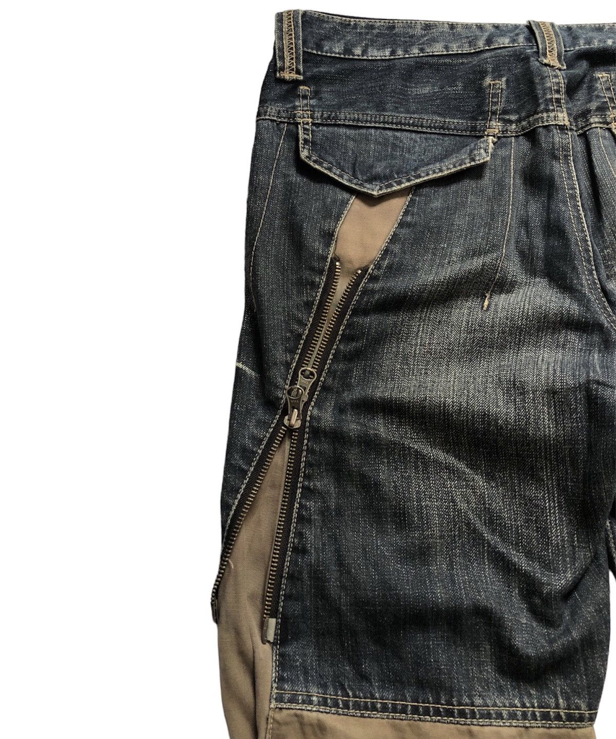 PPFM ppfm multipocket zipper denim pants Size US 30 / EU 46 - 14 Thumbnail