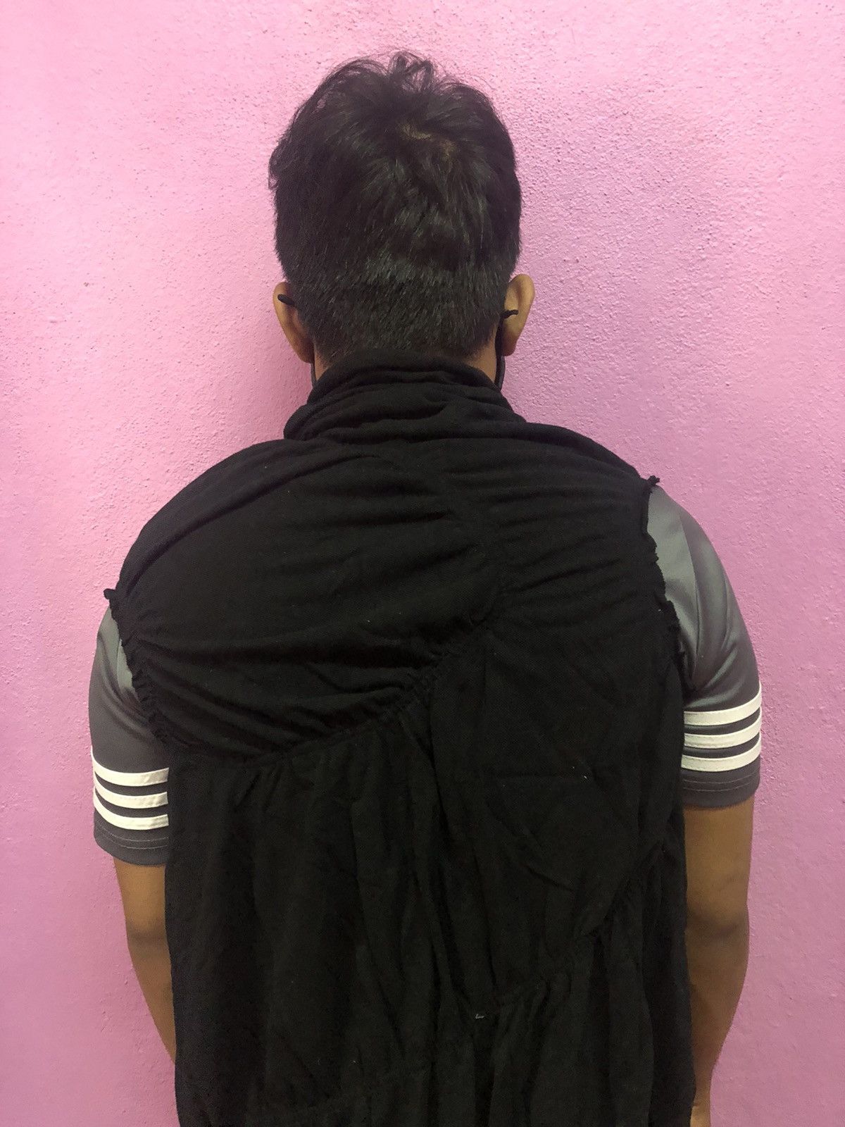 Y's × Yohji Yamamoto Y’s Yohji Yamamoto Cardigan / Vests / Tee / Scarf Top Size 34S - 7 Thumbnail