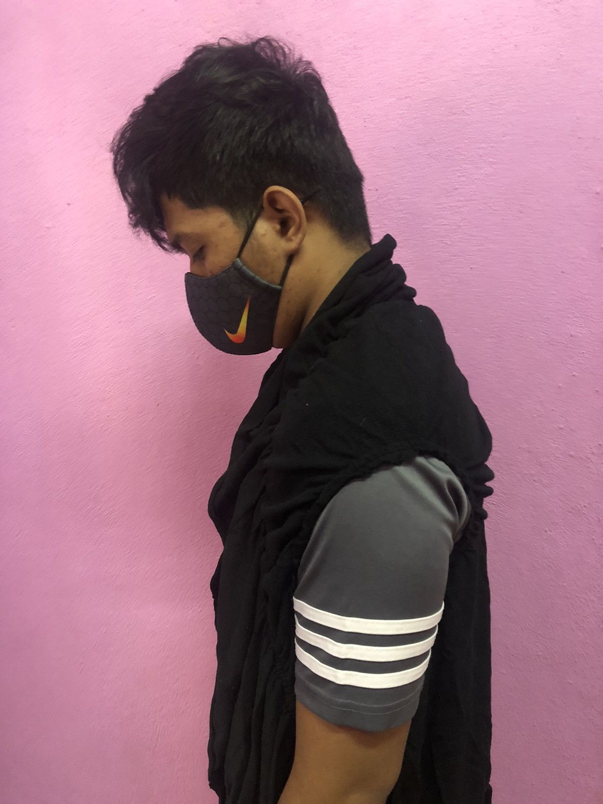 Y's × Yohji Yamamoto Y’s Yohji Yamamoto Cardigan / Vests / Tee / Scarf Top Size 34S - 9 Thumbnail