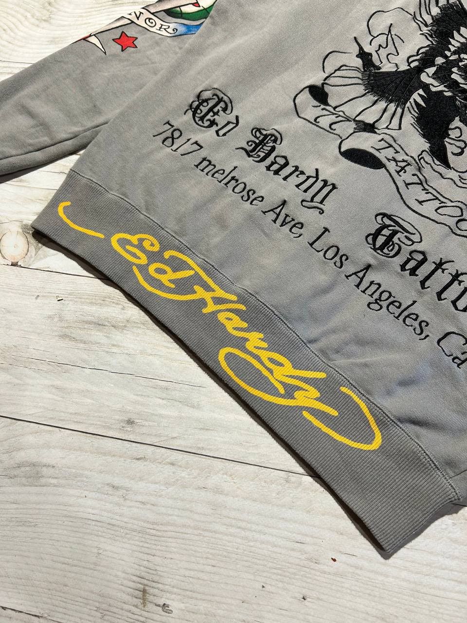 Ed Hardy Ed Hardy Tatto Hoodie Full Zip Embroider Logo Y2K Japan Size US M / EU 48-50 / 2 - 5 Thumbnail