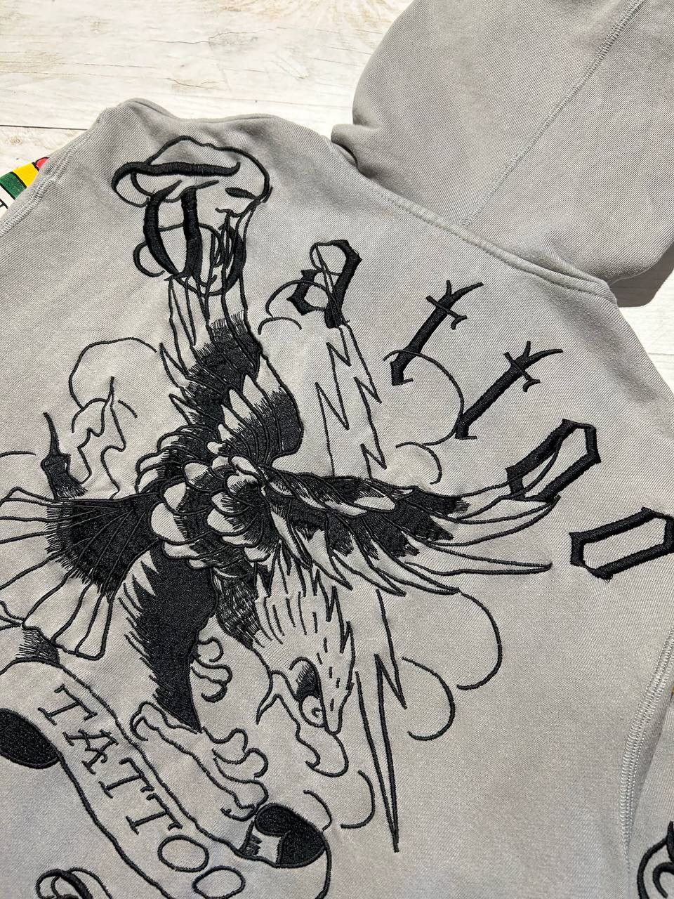 Ed Hardy Ed Hardy Tatto Hoodie Full Zip Embroider Logo Y2K Japan Size US M / EU 48-50 / 2 - 3 Thumbnail