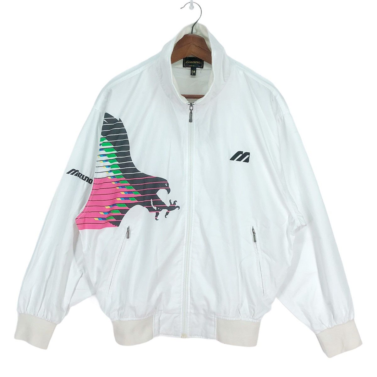 image of Mizuno Ivan Lendl Light Jacket Lagendary Player in White, Men's (Size Large)