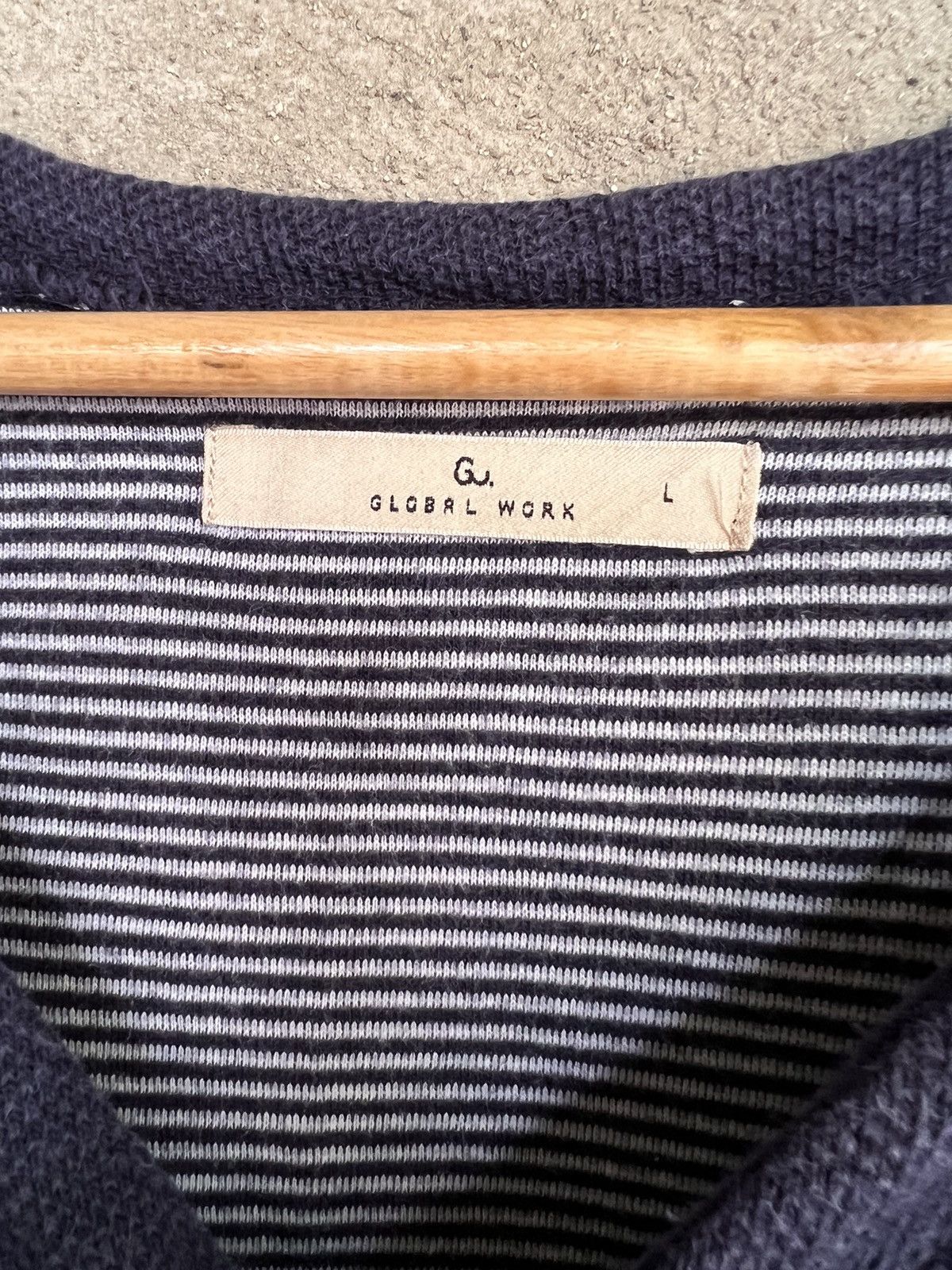Global Work × Indigo Japanese Brand Global Work Indigo Vest Size US L / EU 52-54 / 3 - 4 Thumbnail