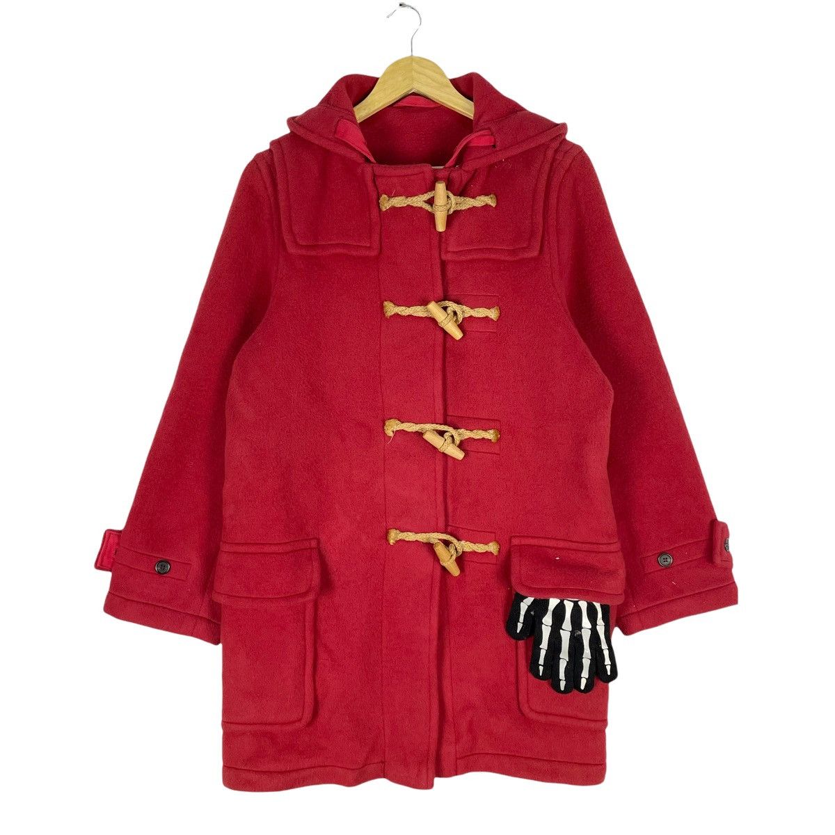 🔥MARGARET HOWELL England Duffle Toggle Button Hoodie Jacket